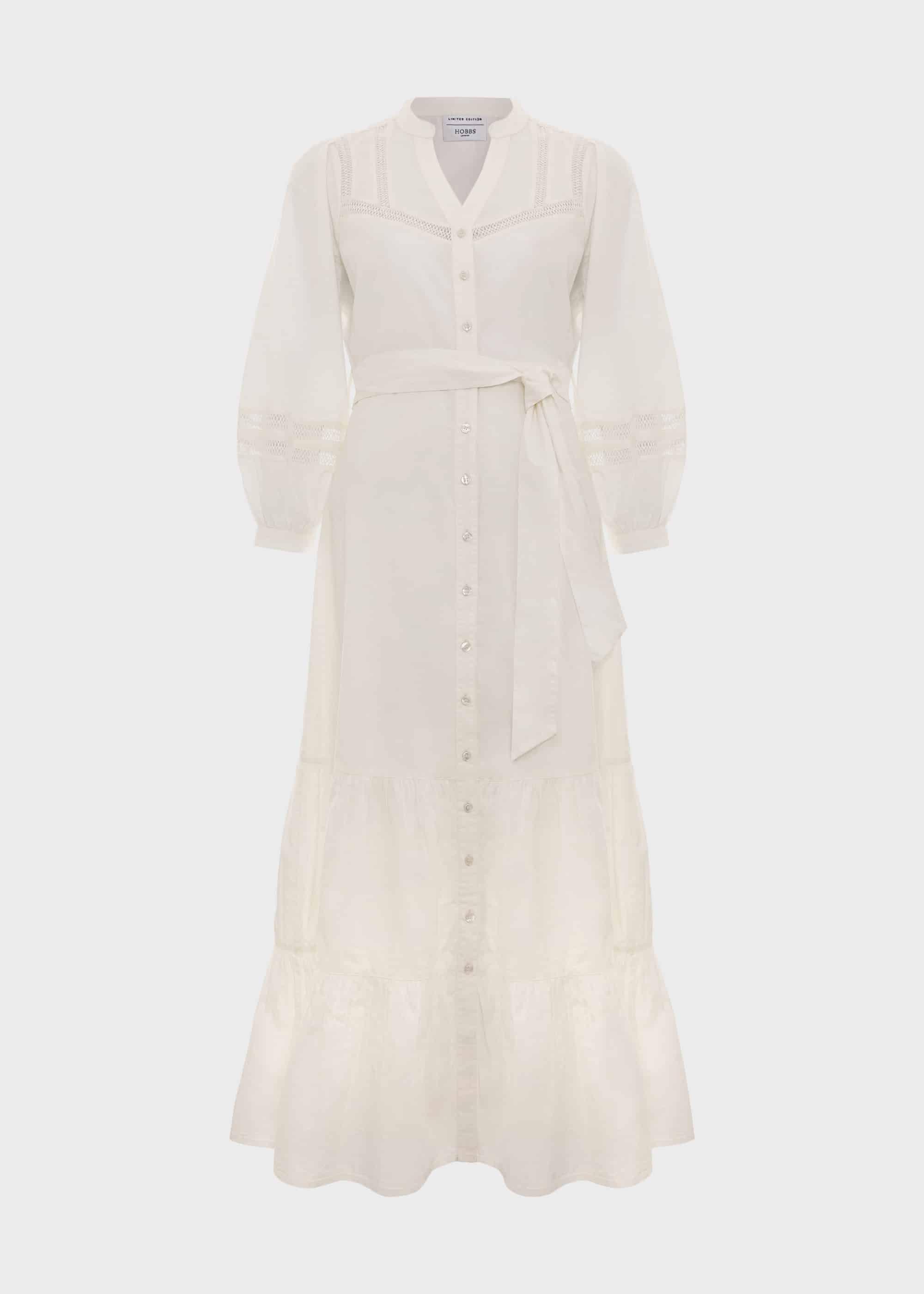 Selset Dress, White, hi-res