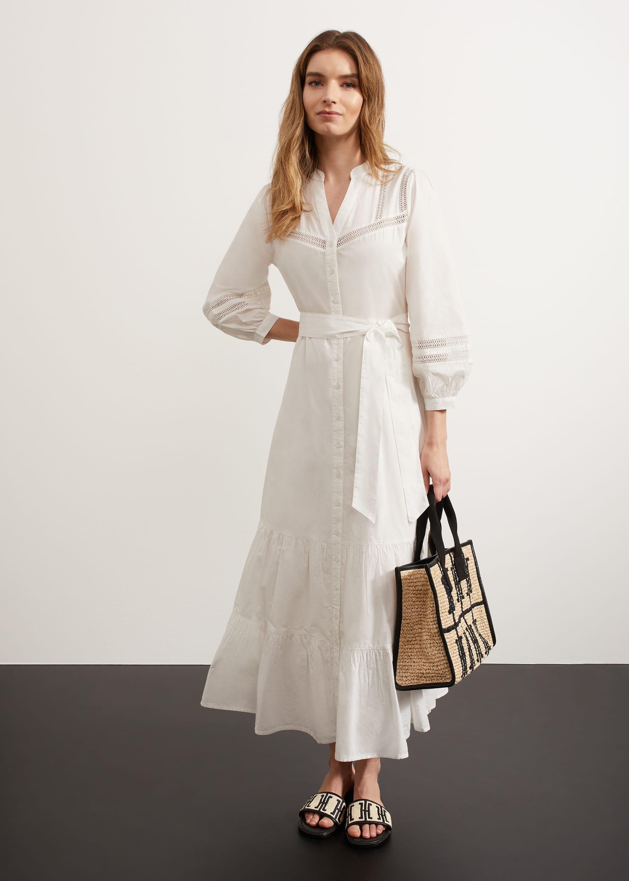 Selset Dress, White, hi-res