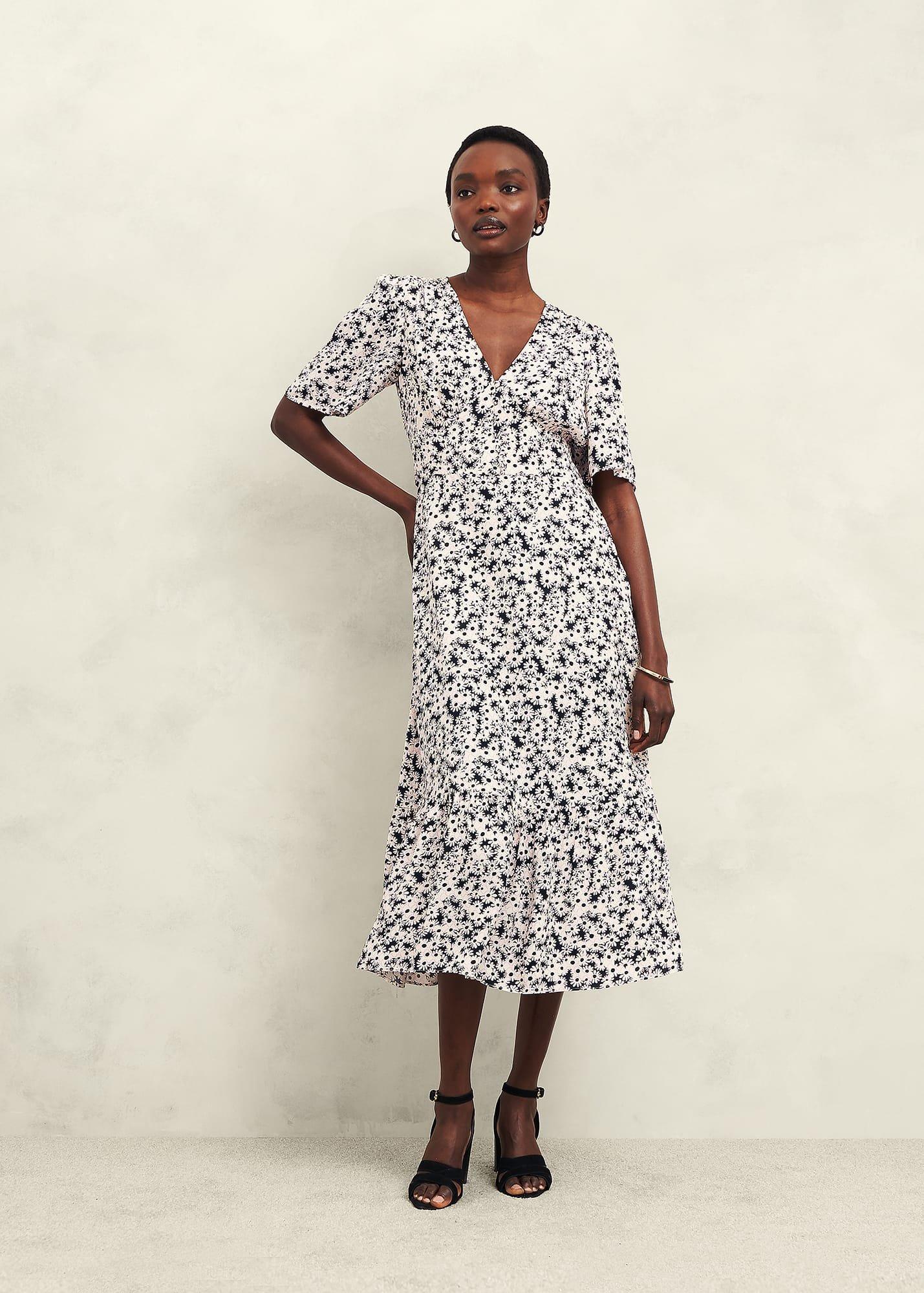 Marwood Paris Tie Dress, Black Multi, hi-res