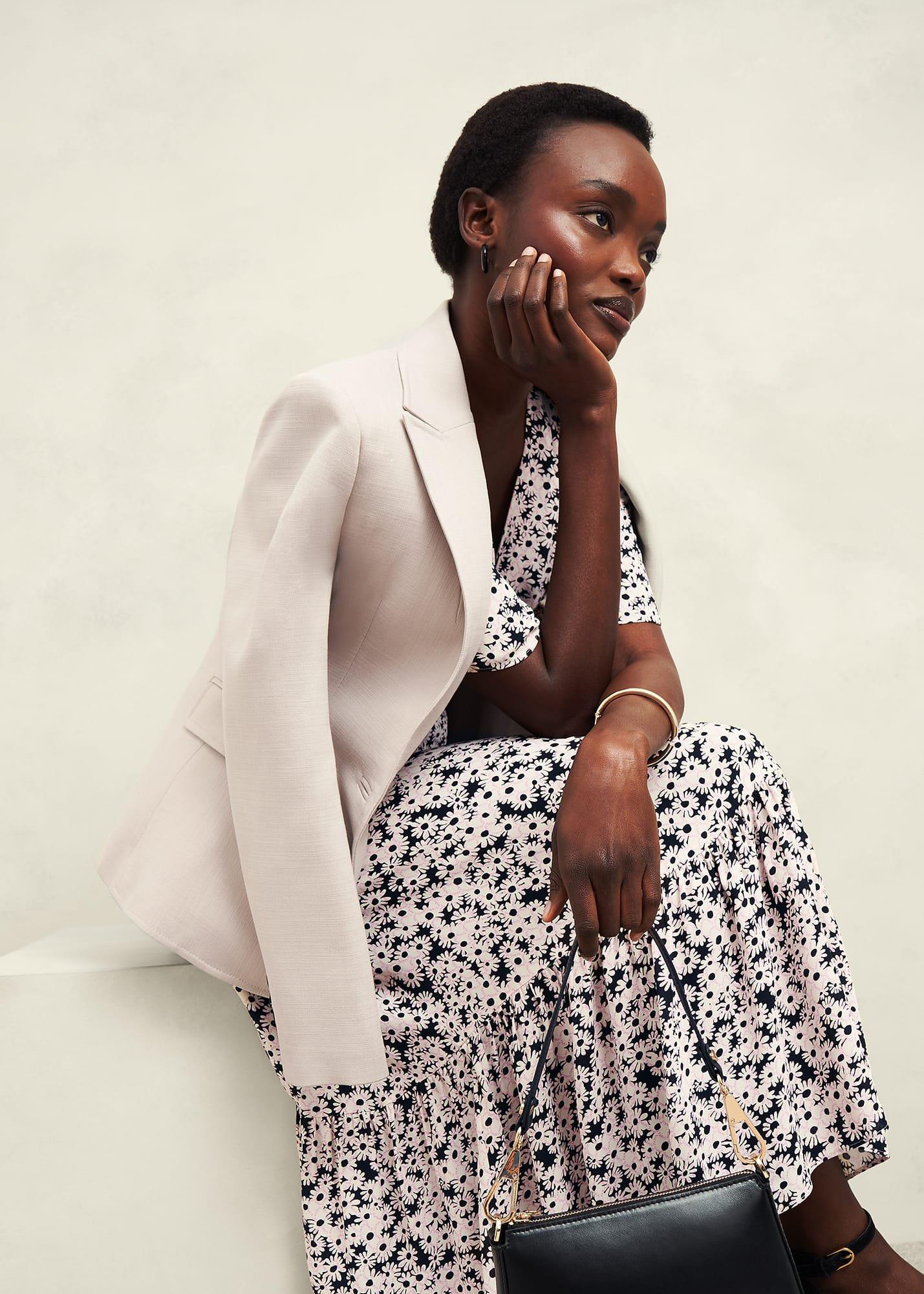 Marwood Paris Tie Dress, Black Multi, hi-res