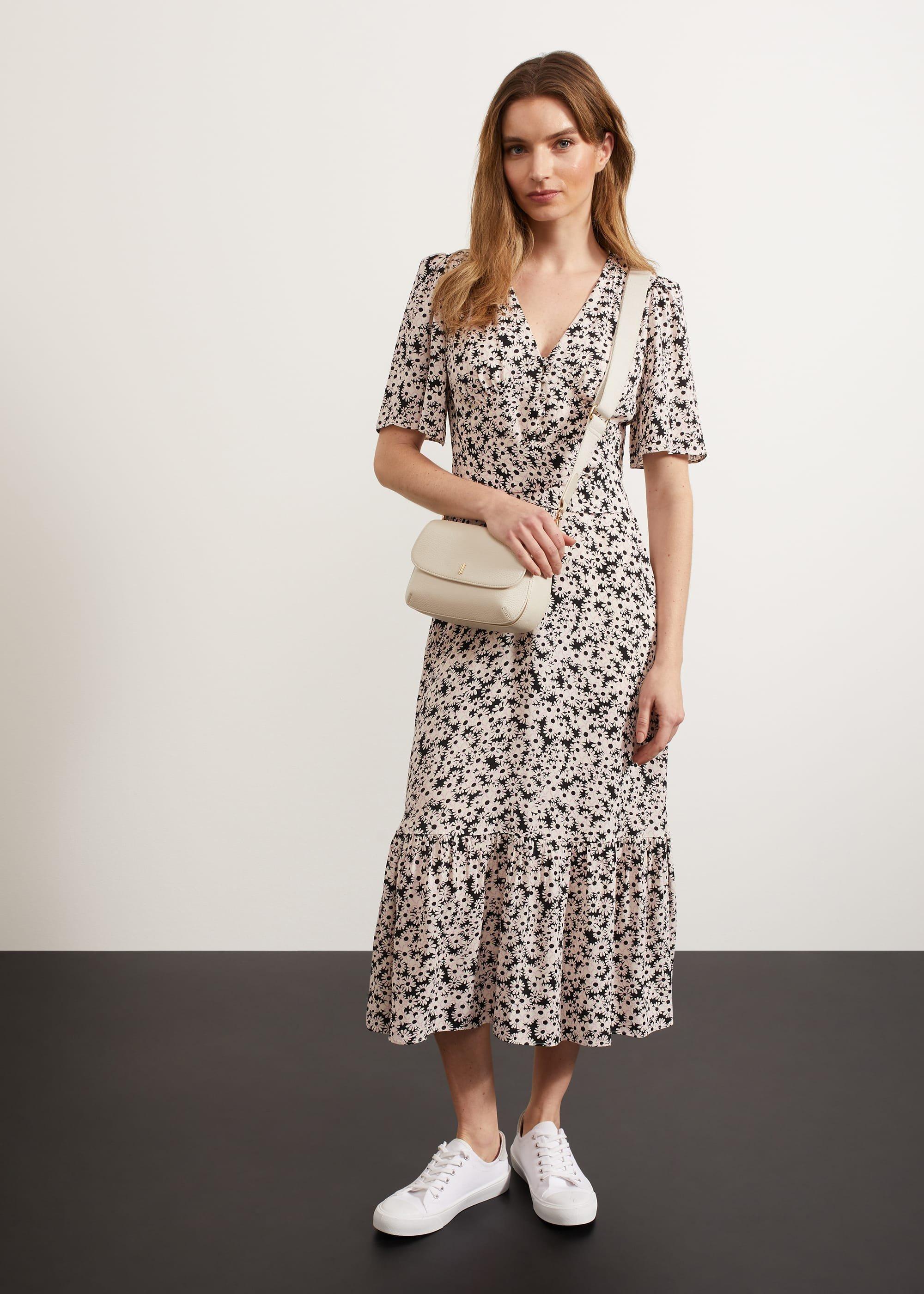 Marwood Paris Tie Dress, Black Multi, hi-res