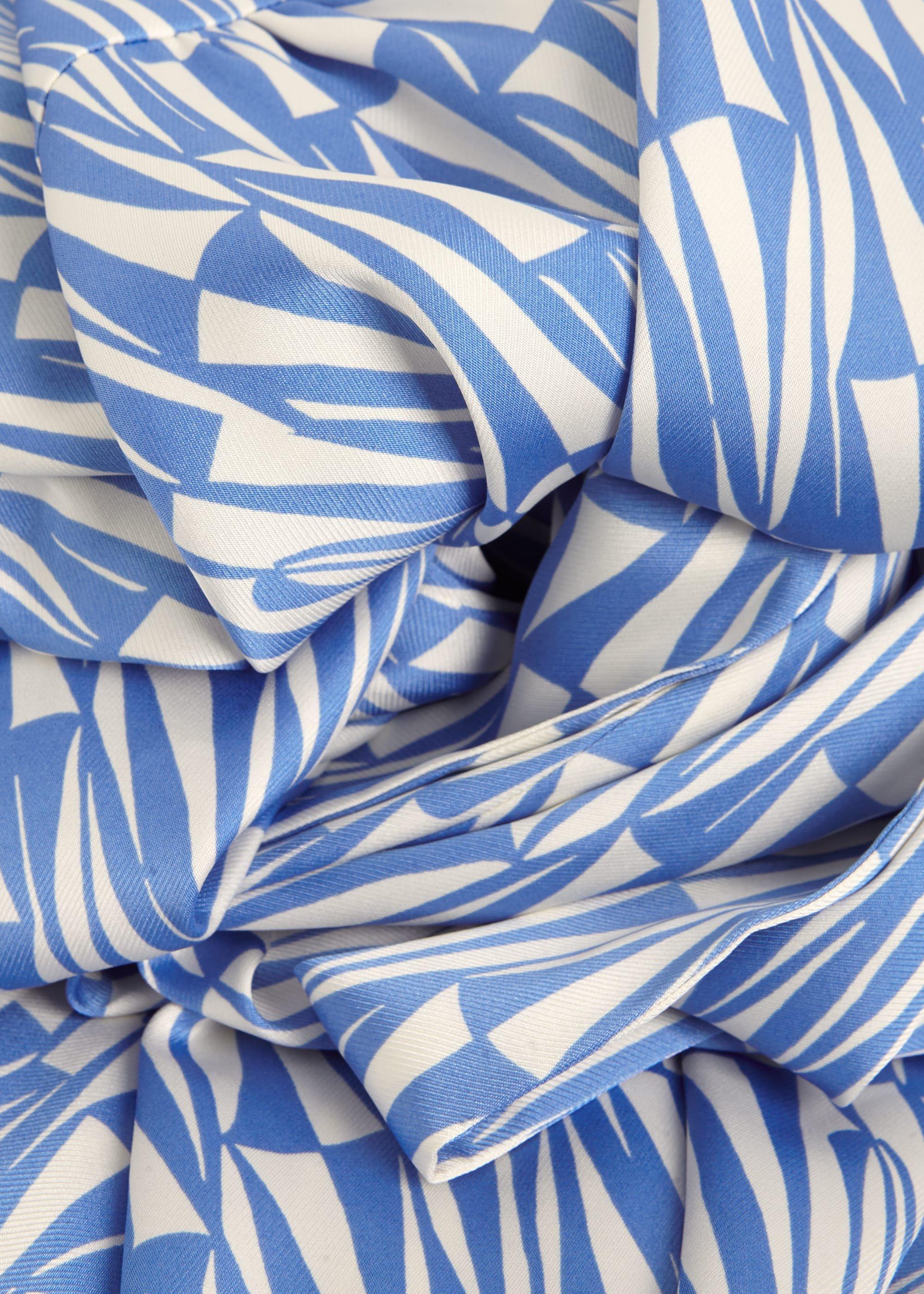 Deanery Midi Dress, Blue Ivory, hi-res