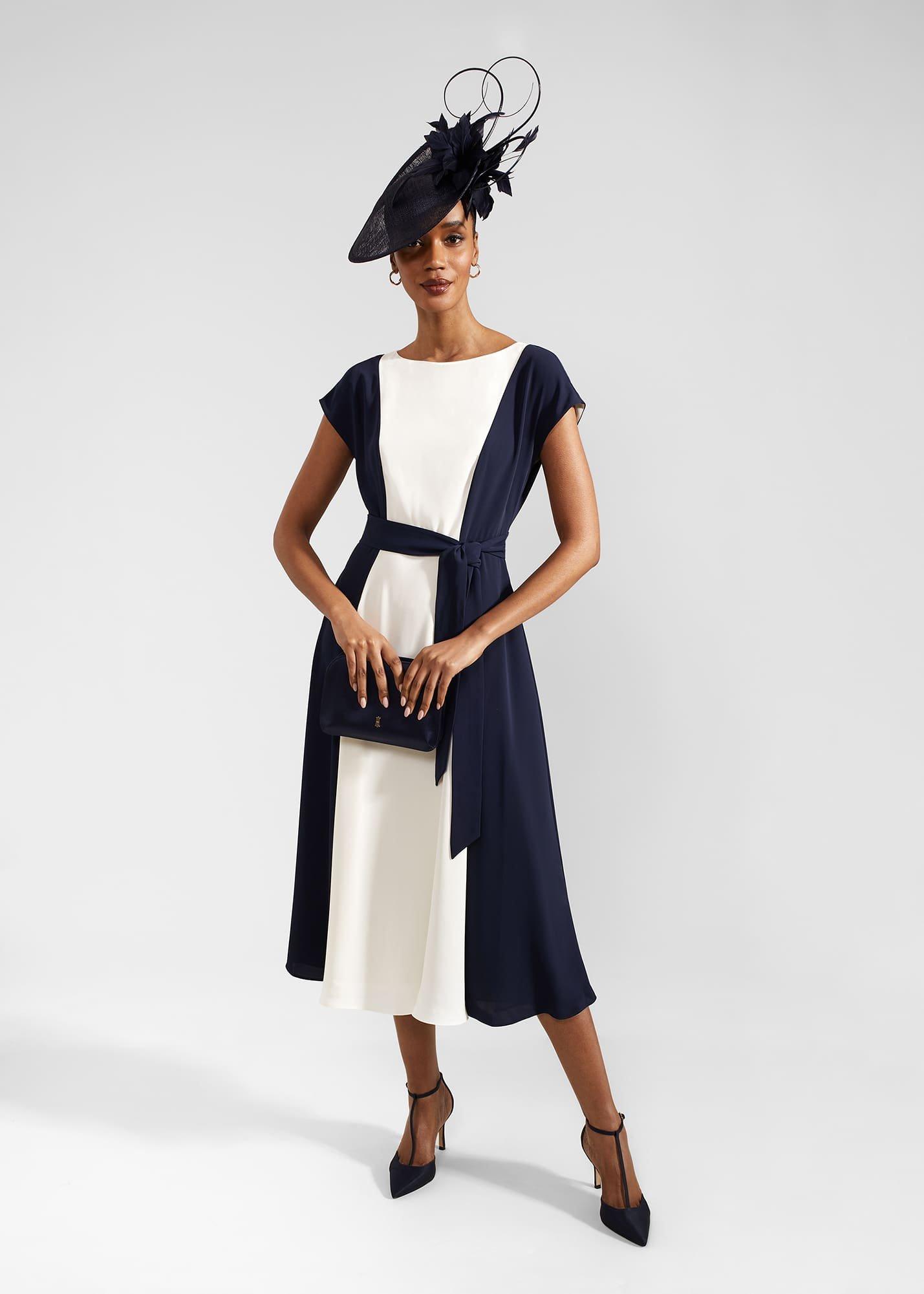 Emery Navy Dress Outfit