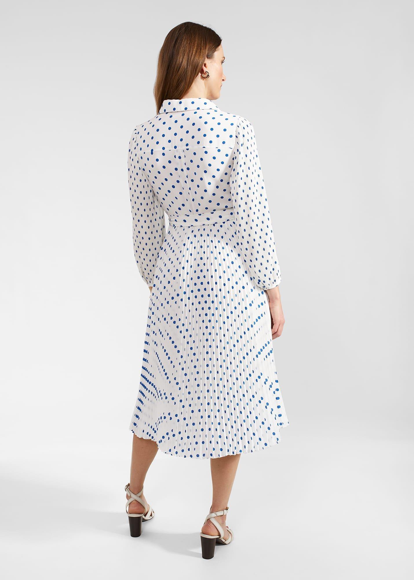 Tallulah Dress, Ivory Blue, hi-res