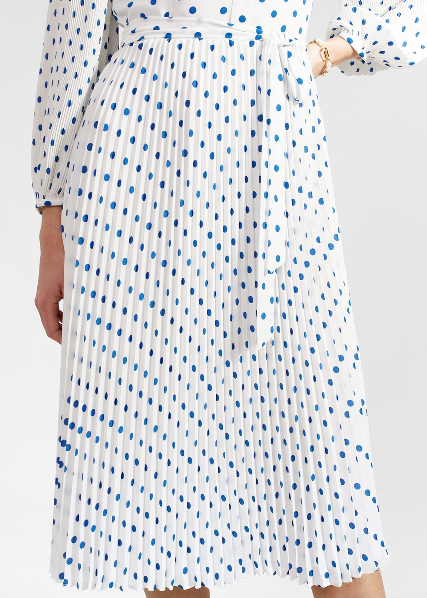 Petite Tallulah Dress, Ivory Blue, hi-res