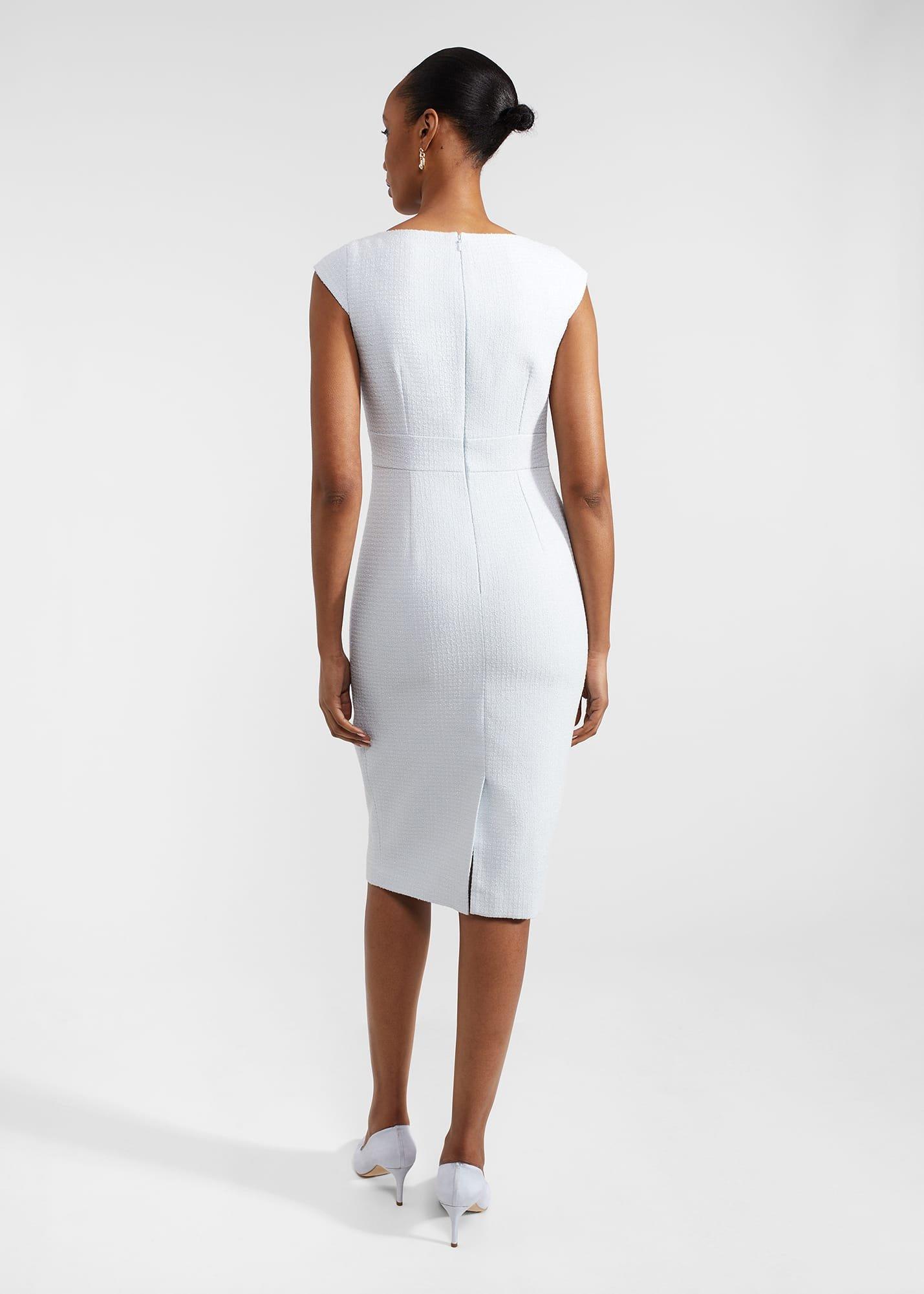 Emmaline Tweed  Dress, Pale Blue, hi-res