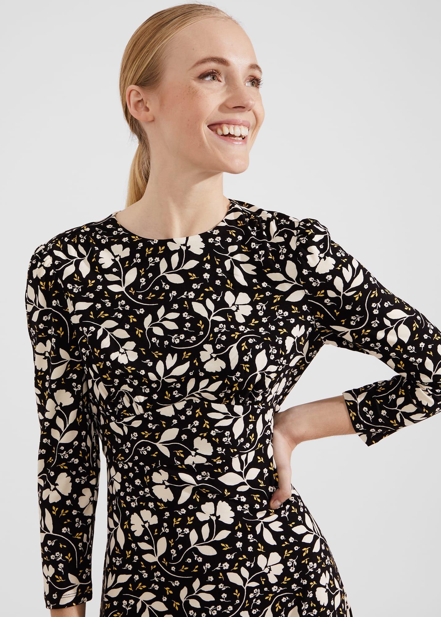 Petite Ami Dress, Black Multi, hi-res