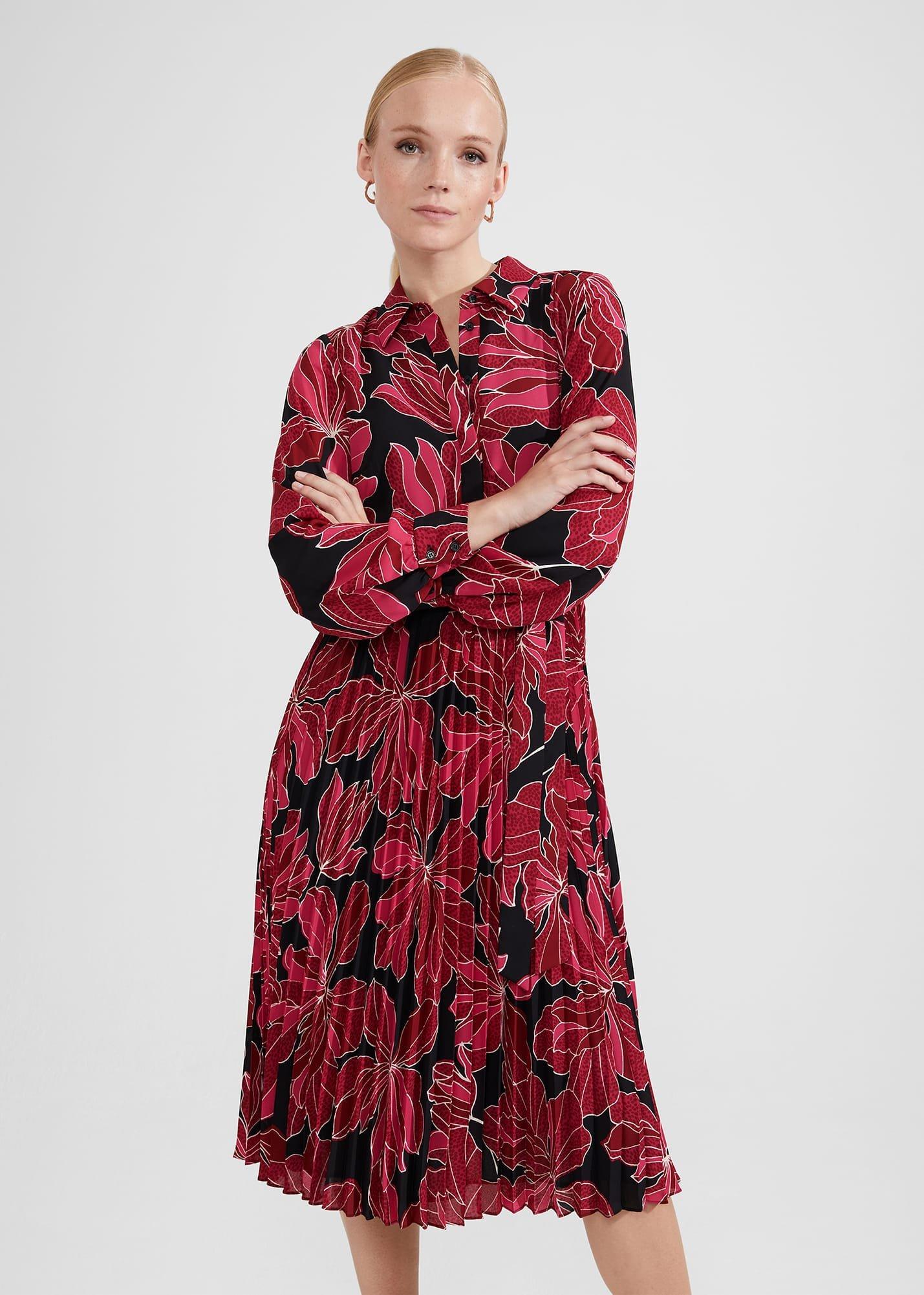 Laurenza Dress, Black Pink, hi-res