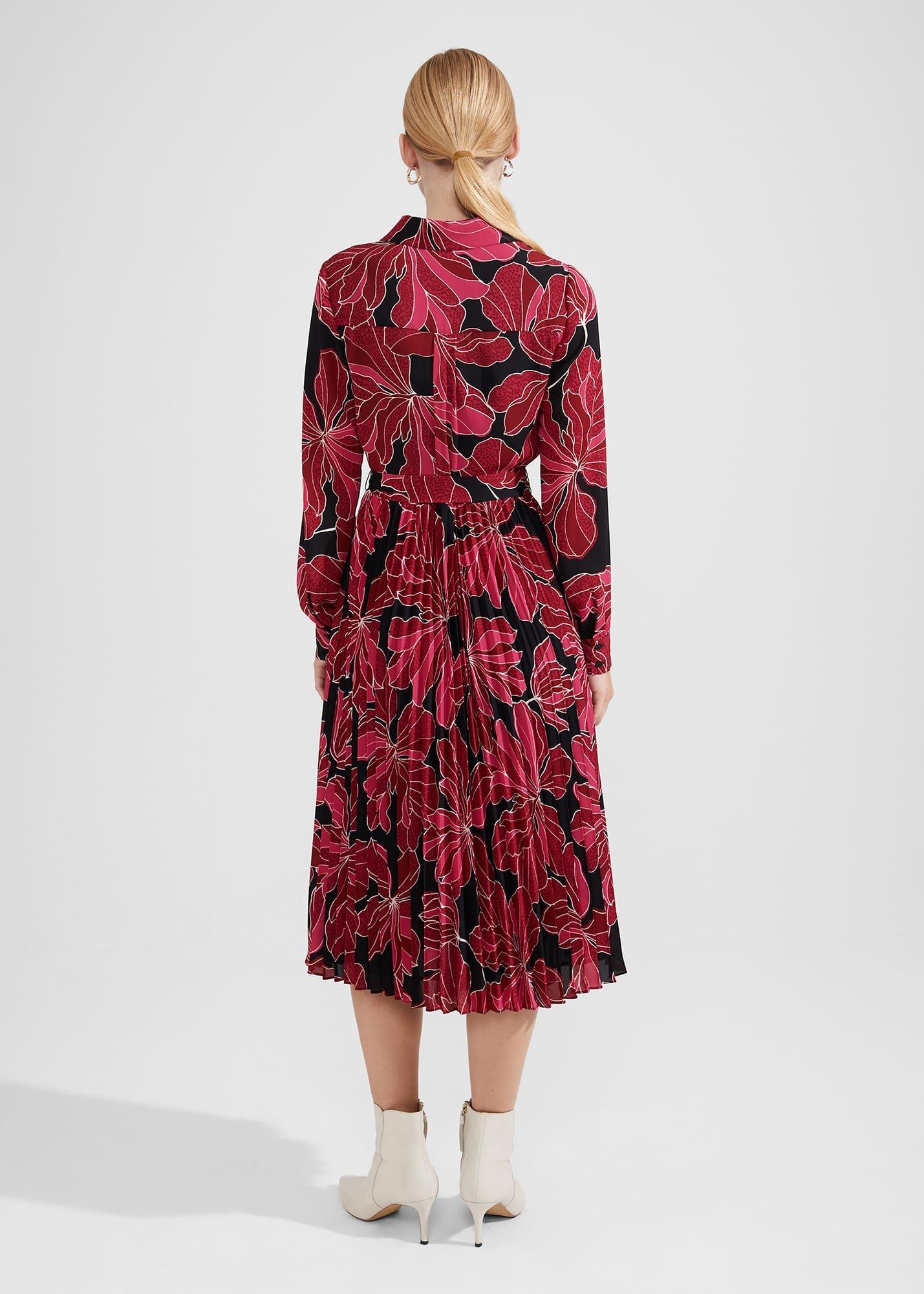 Laurenza Dress, Black Pink, hi-res