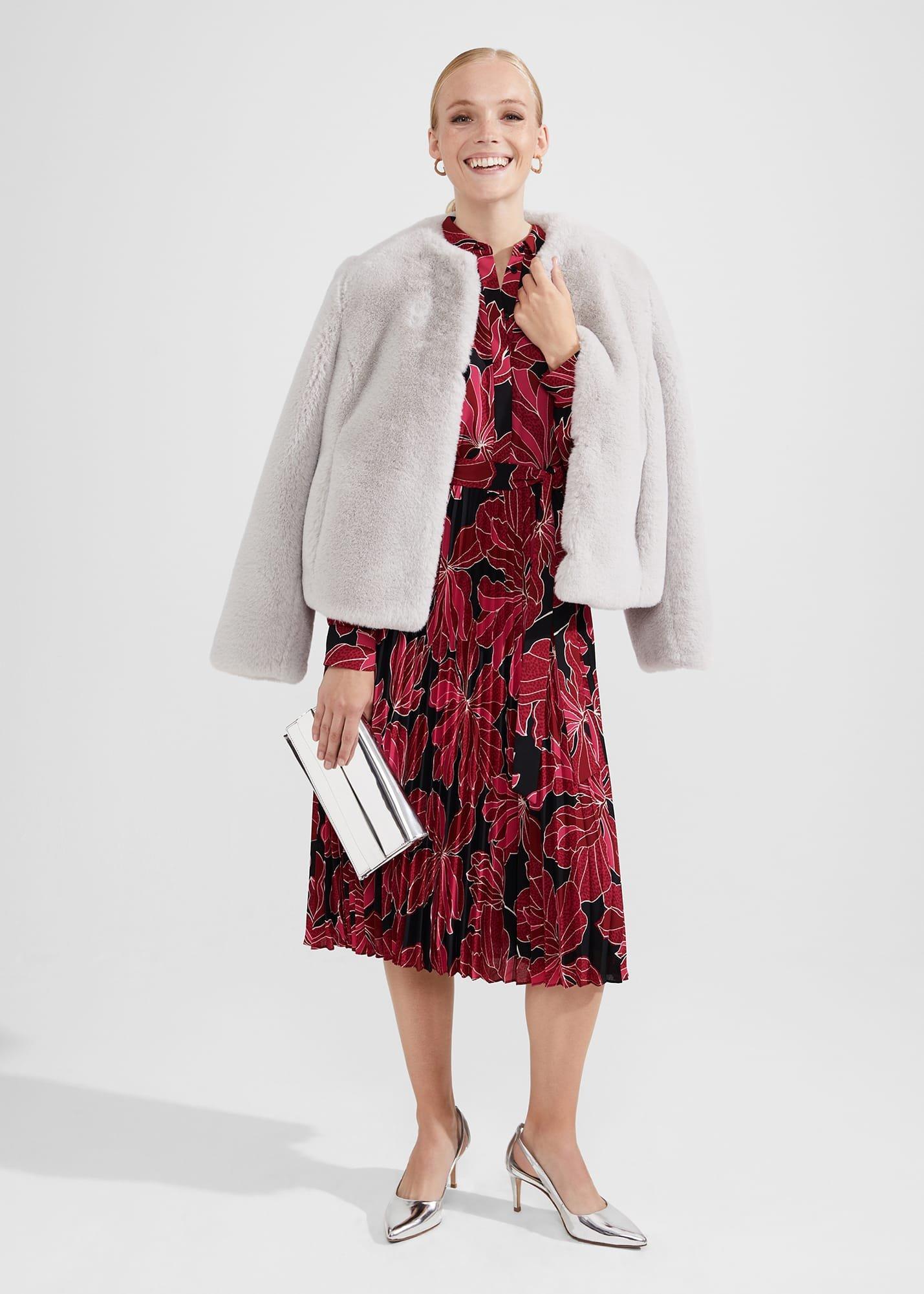 Laurenza Dress, Black Pink, hi-res