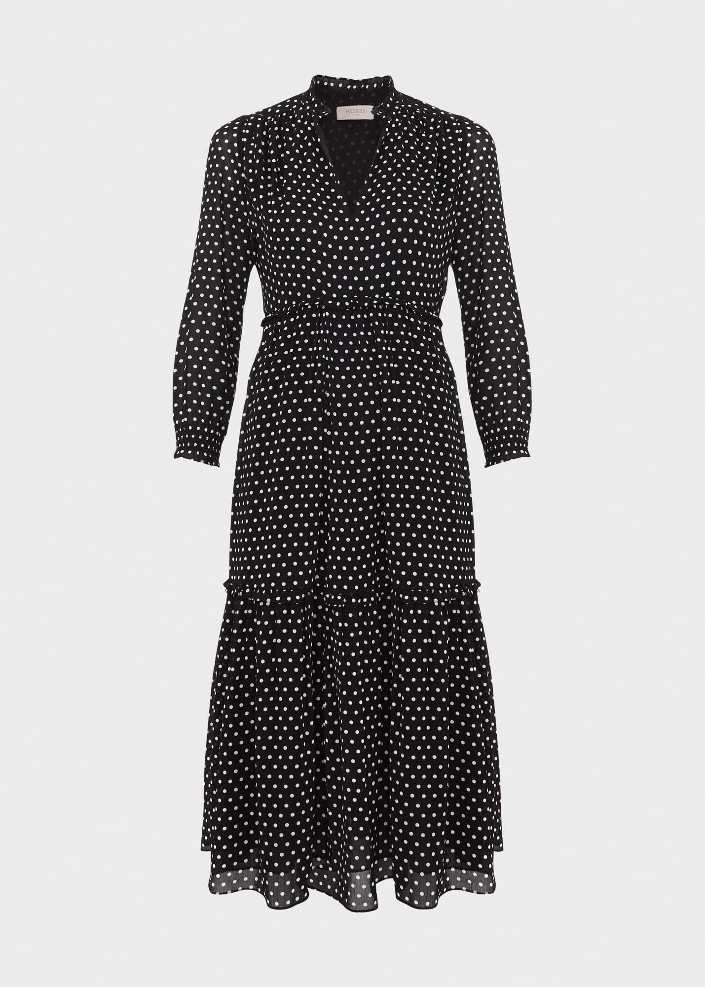 Annalise Dress, Navy Ivory, hi-res