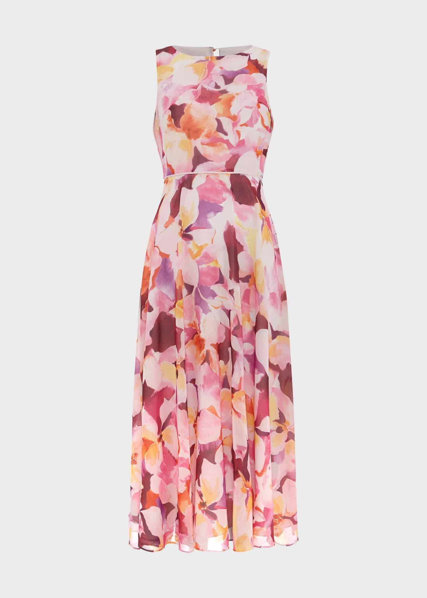 Carly Dress, Pink Multi, hi-res