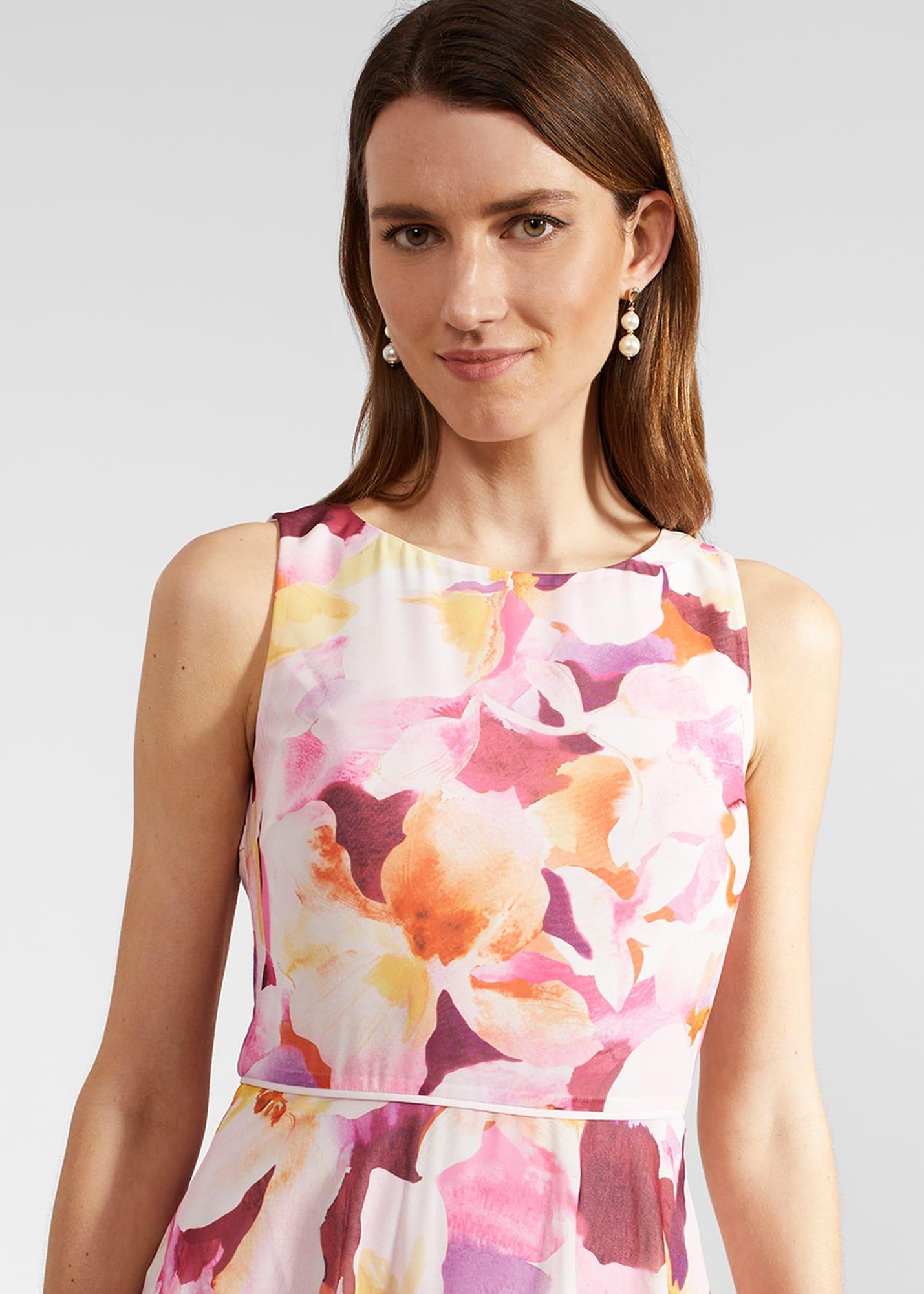 Carly Dress, Pink Multi, hi-res