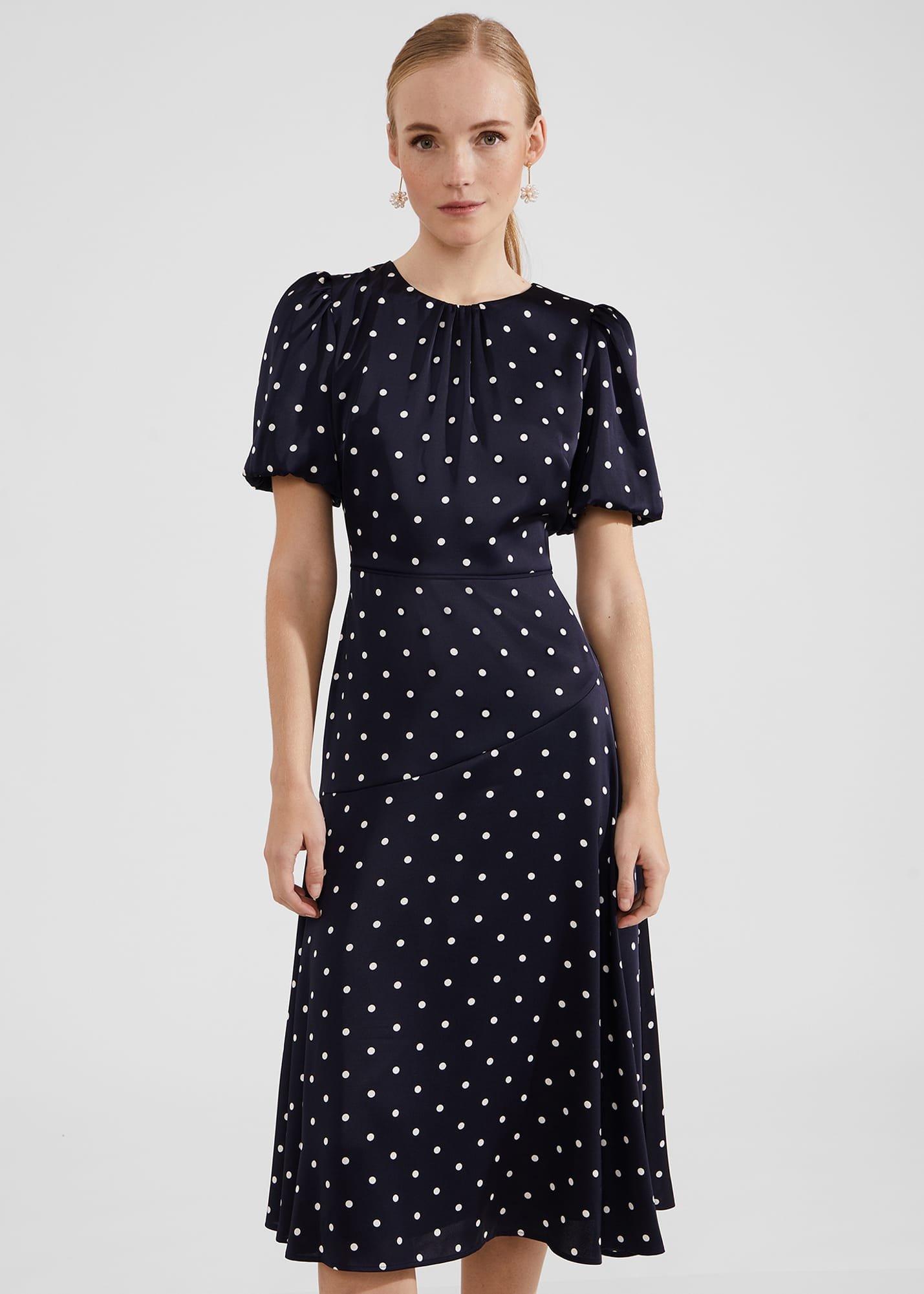 Christina Dress, Navy Ivory, hi-res