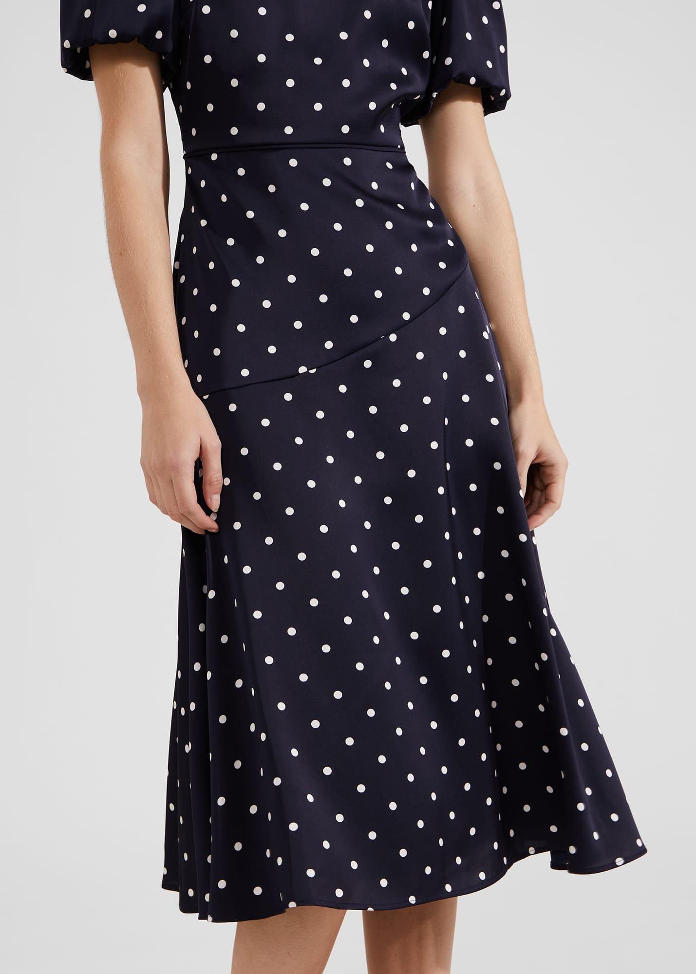 Christina Dress, Navy Ivory, hi-res