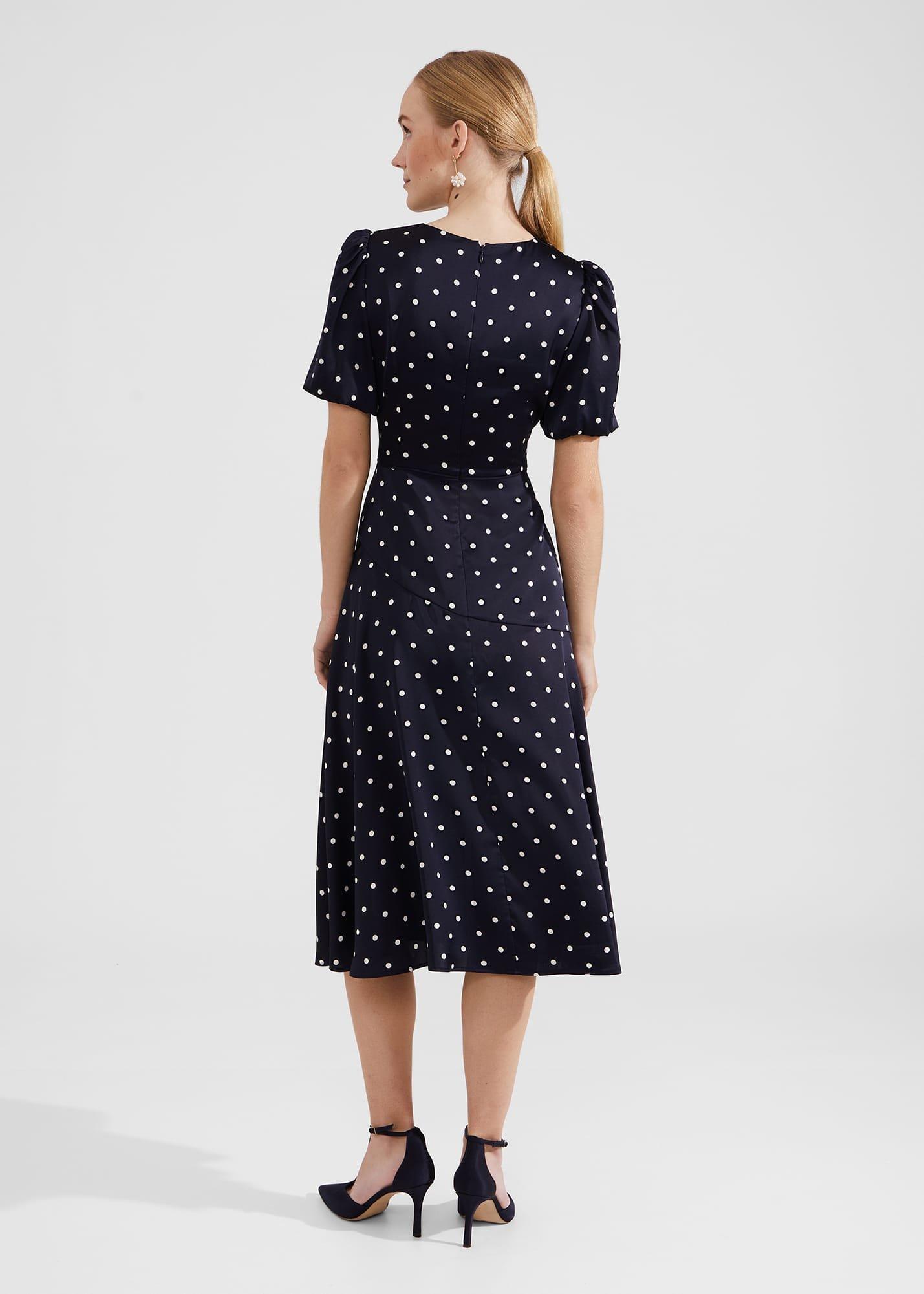Christina Dress, Navy Ivory, hi-res