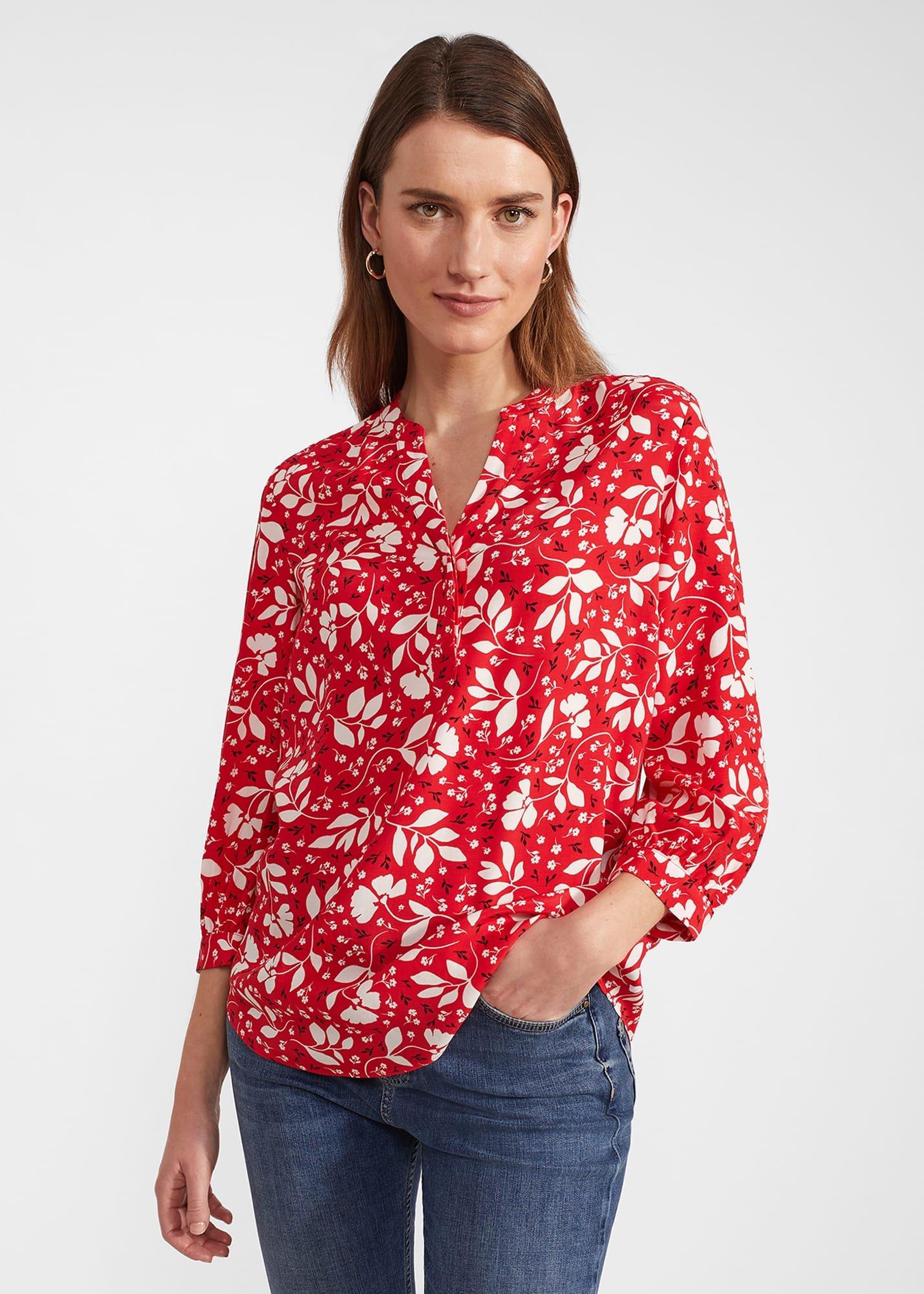 Essie Blouse, Red Multi, hi-res