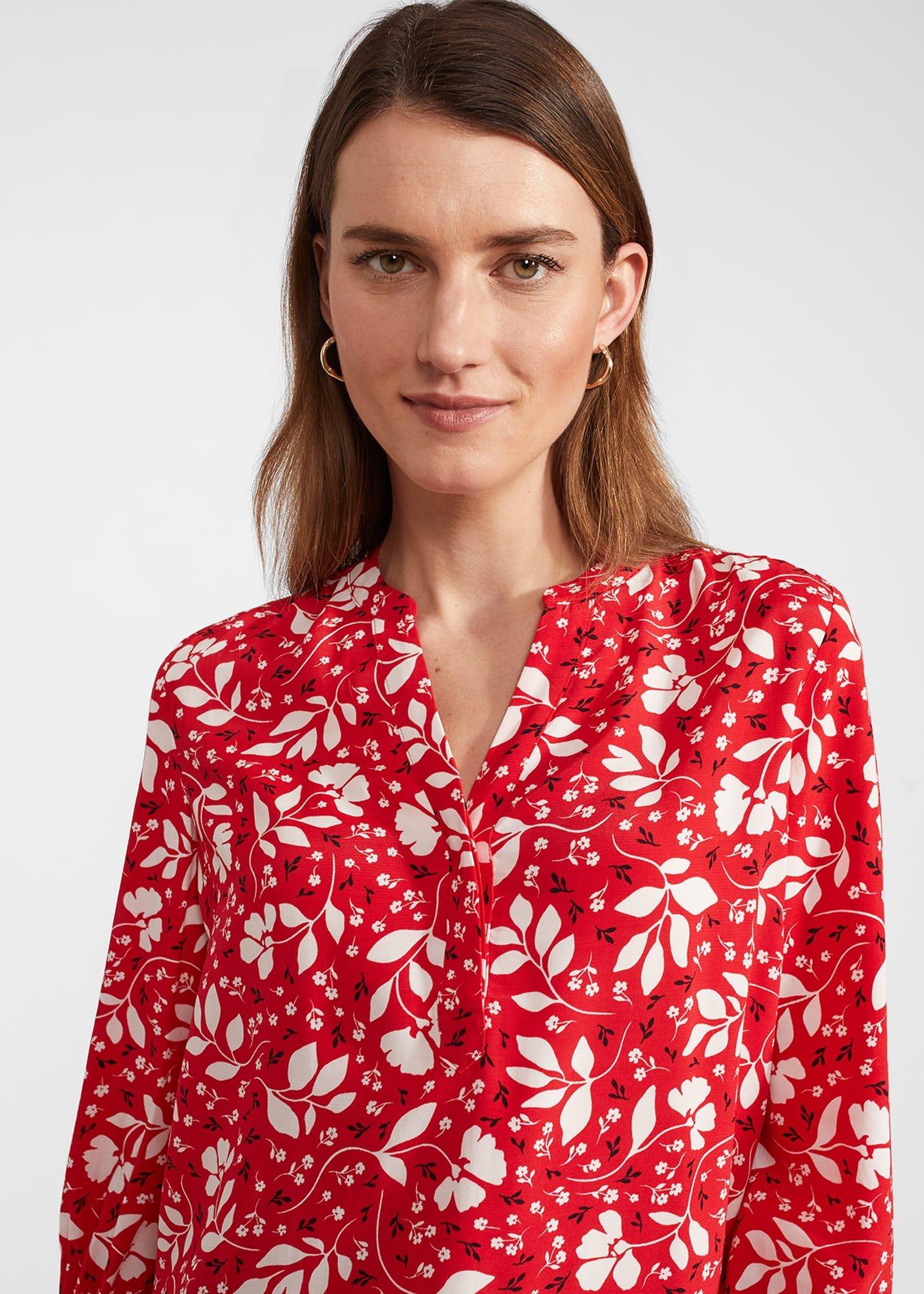 Essie Blouse, Red Multi, hi-res