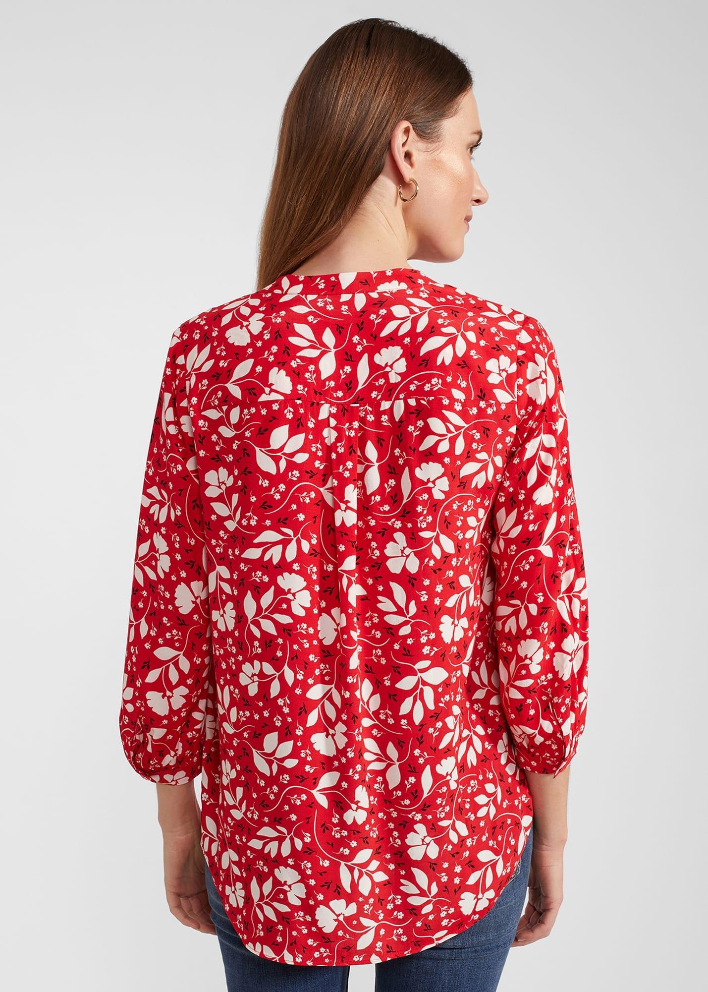 Essie Blouse, Red Multi, hi-res