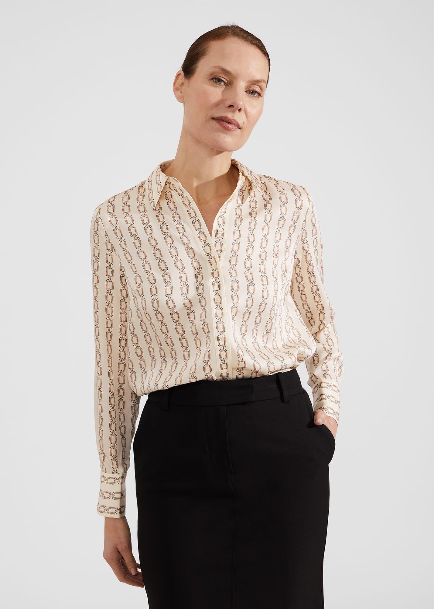 Joelle Shirt, Cream Camel, hi-res