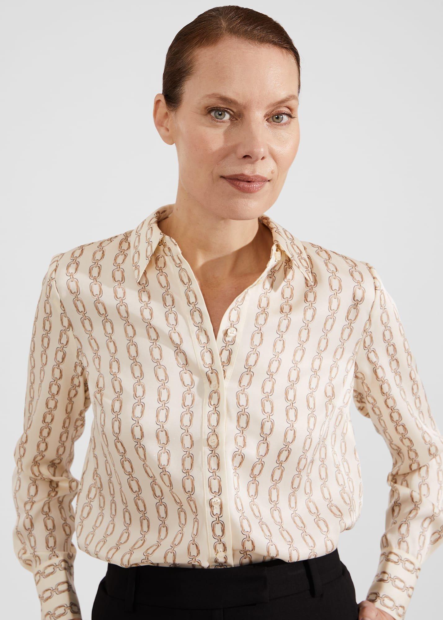 Joelle Shirt, Cream Camel, hi-res