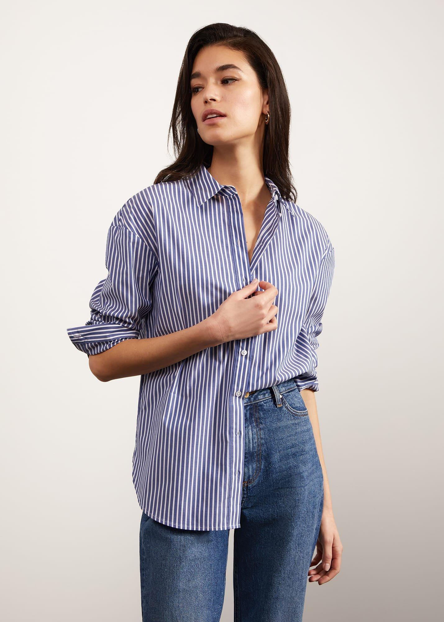 Daventry Shirt, Blue Ivory, hi-res