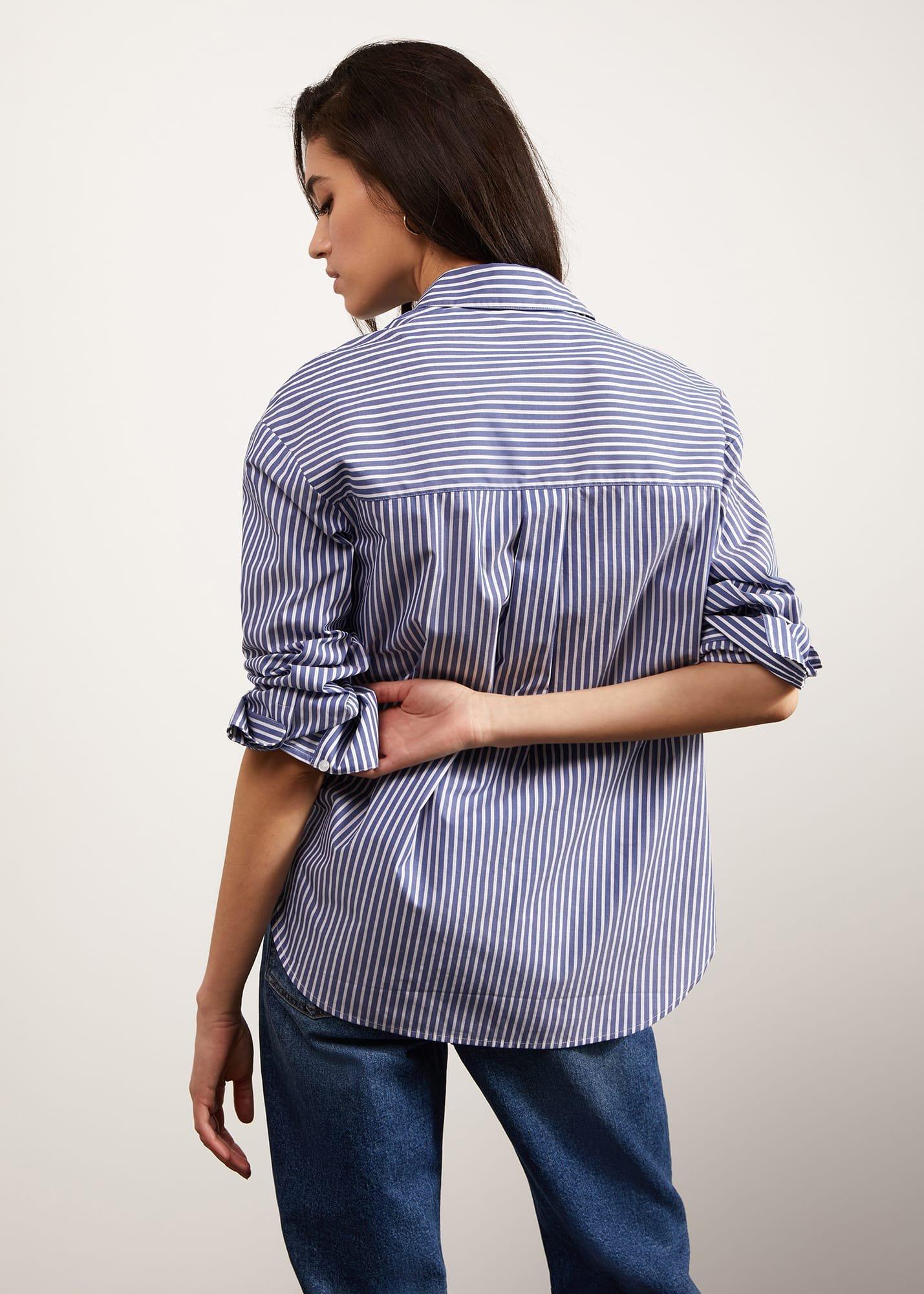 Daventry Shirt, Blue Ivory, hi-res