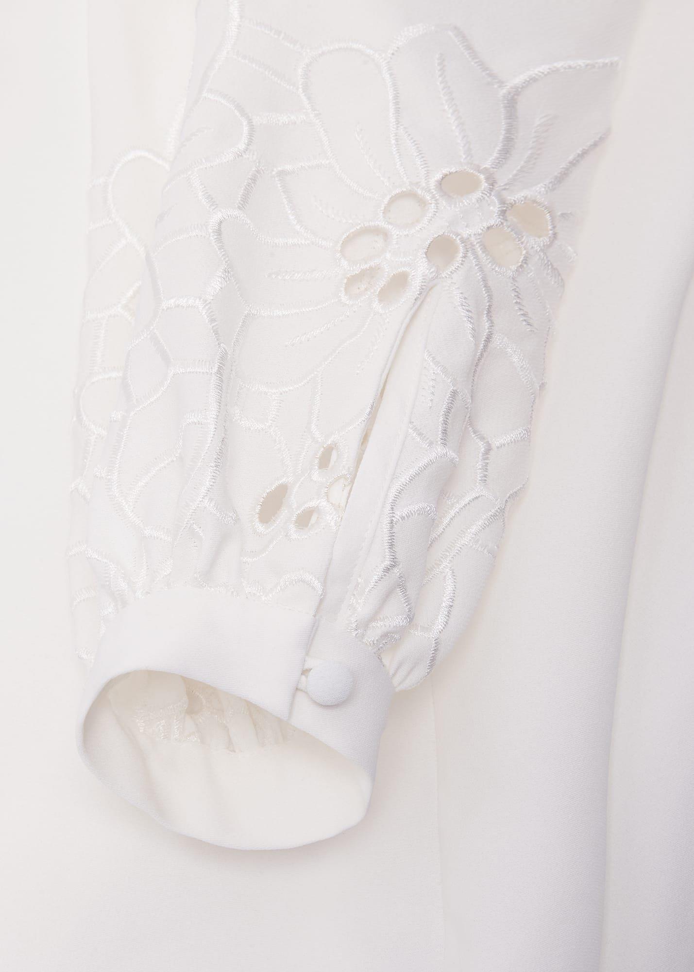 Ada Embroidered Top, Ivory, hi-res
