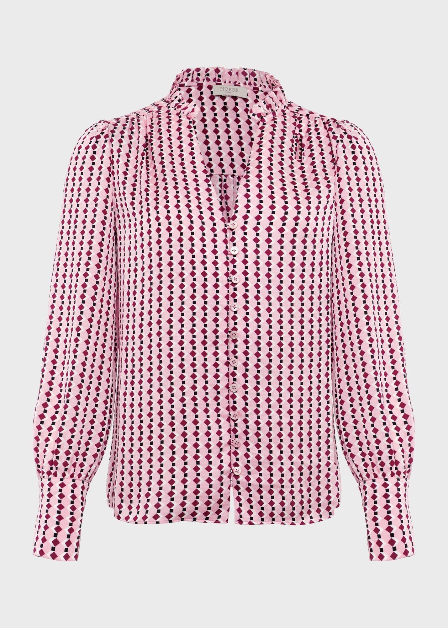 Darcey Blouse, Pink Multi, hi-res