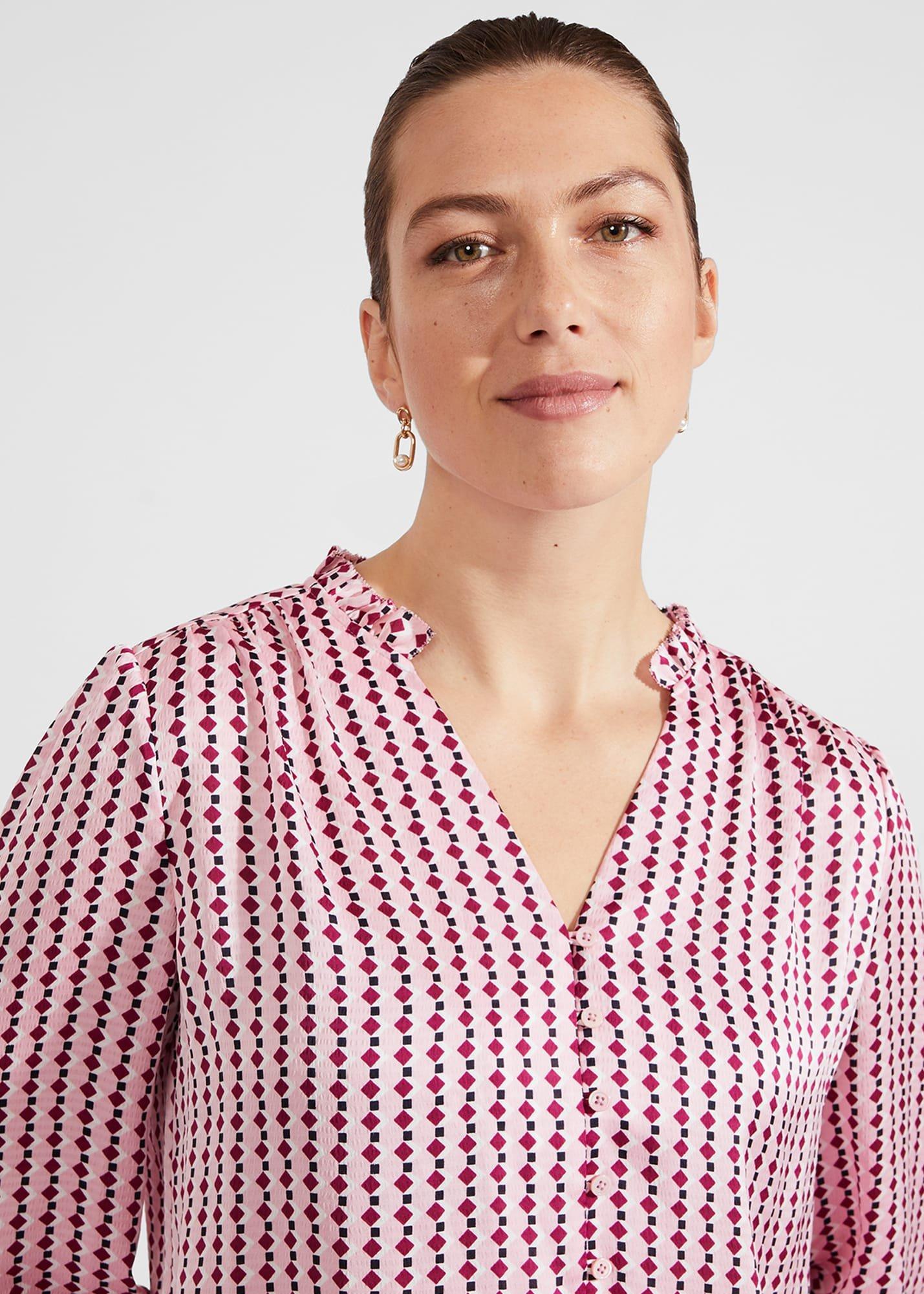 Darcey Blouse, Pink Multi, hi-res