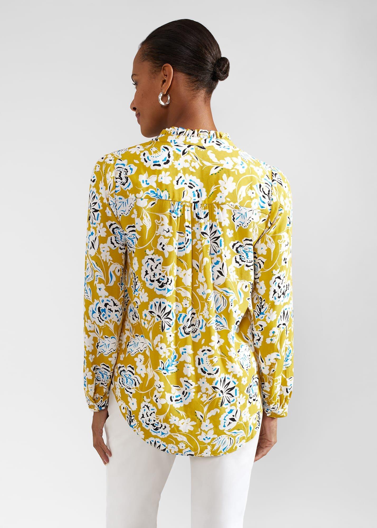 Shona Blouse, Yellow Multi, hi-res