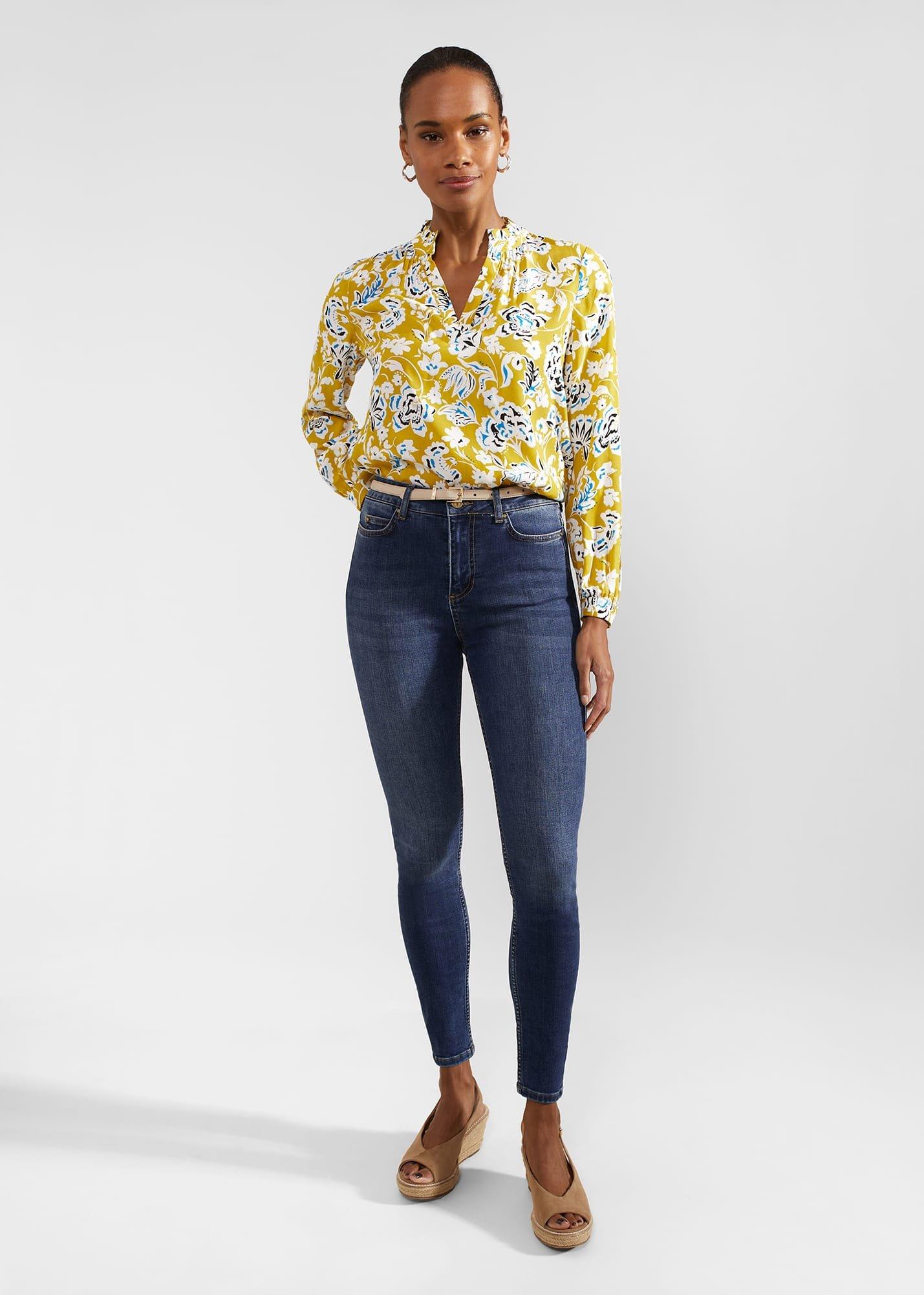 Shona Blouse, Yellow Multi, hi-res