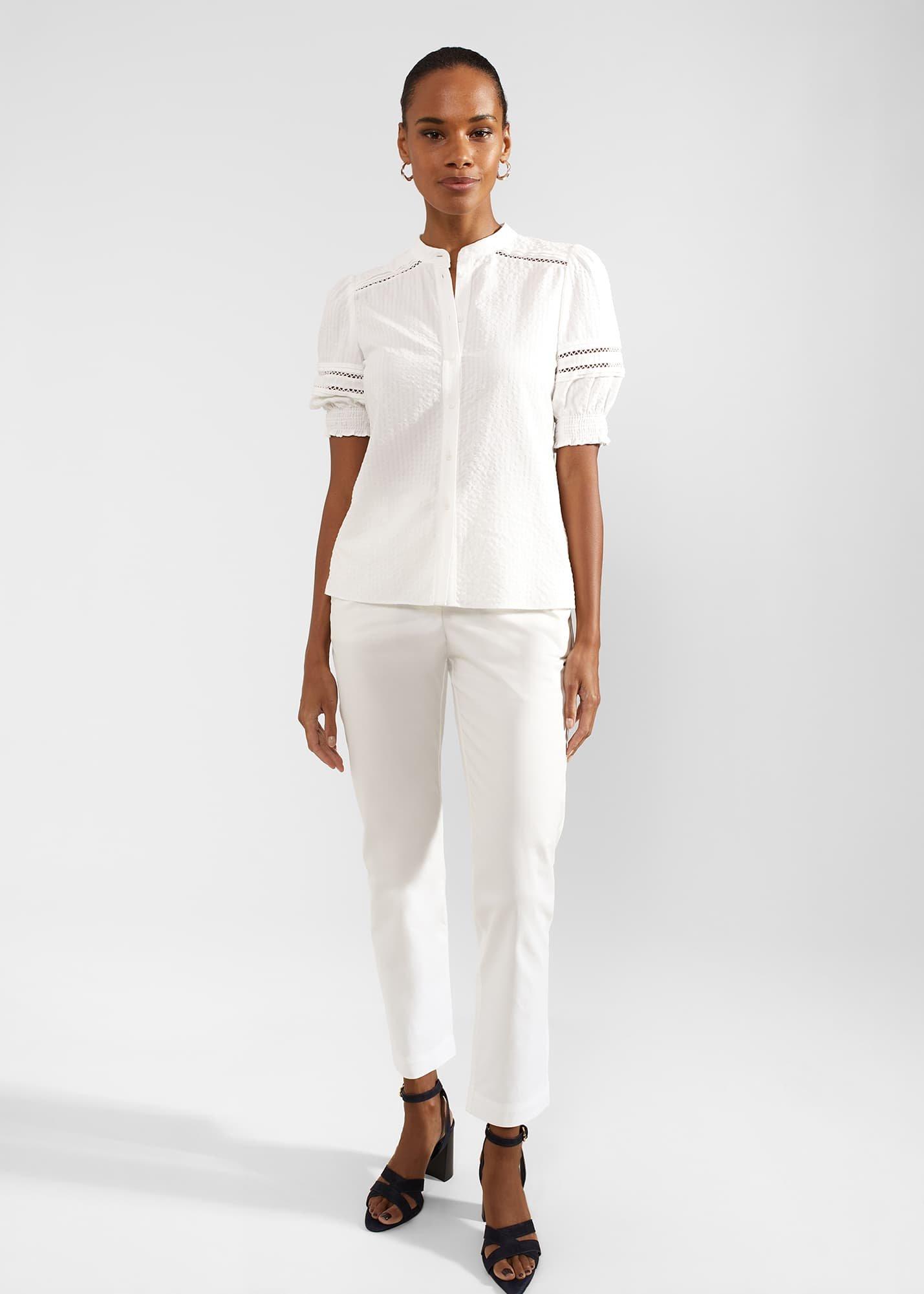 Alexandria Blouse, Ivory, hi-res
