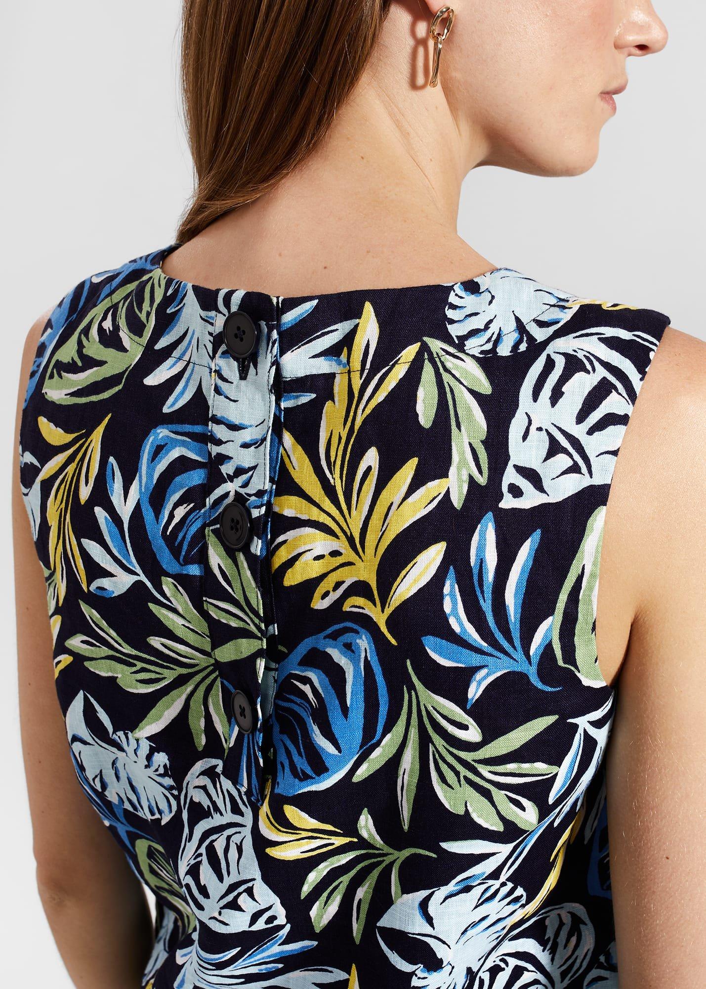 Malindi Linen Top, Multi, hi-res