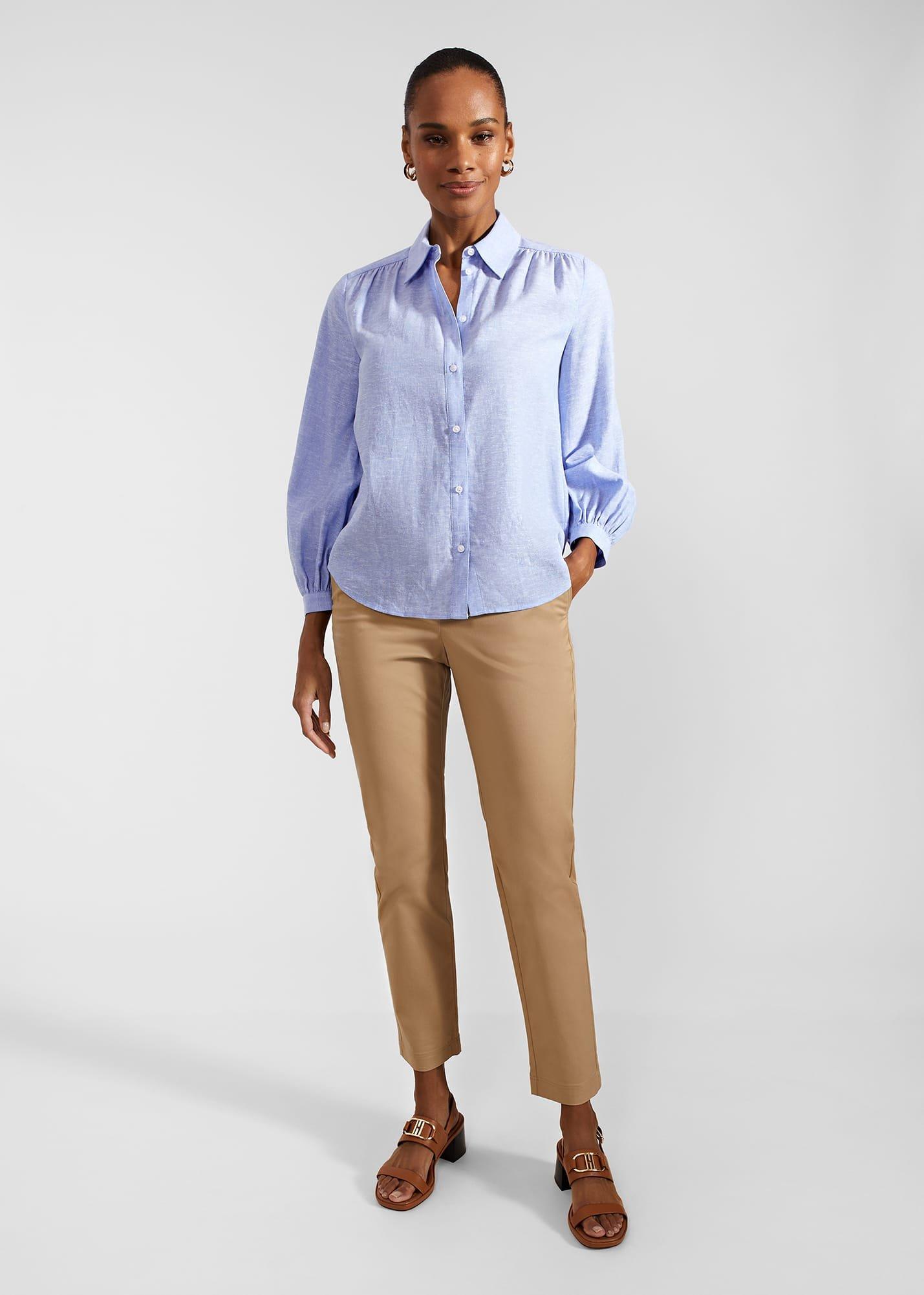 Sabrina Shirt With Linen