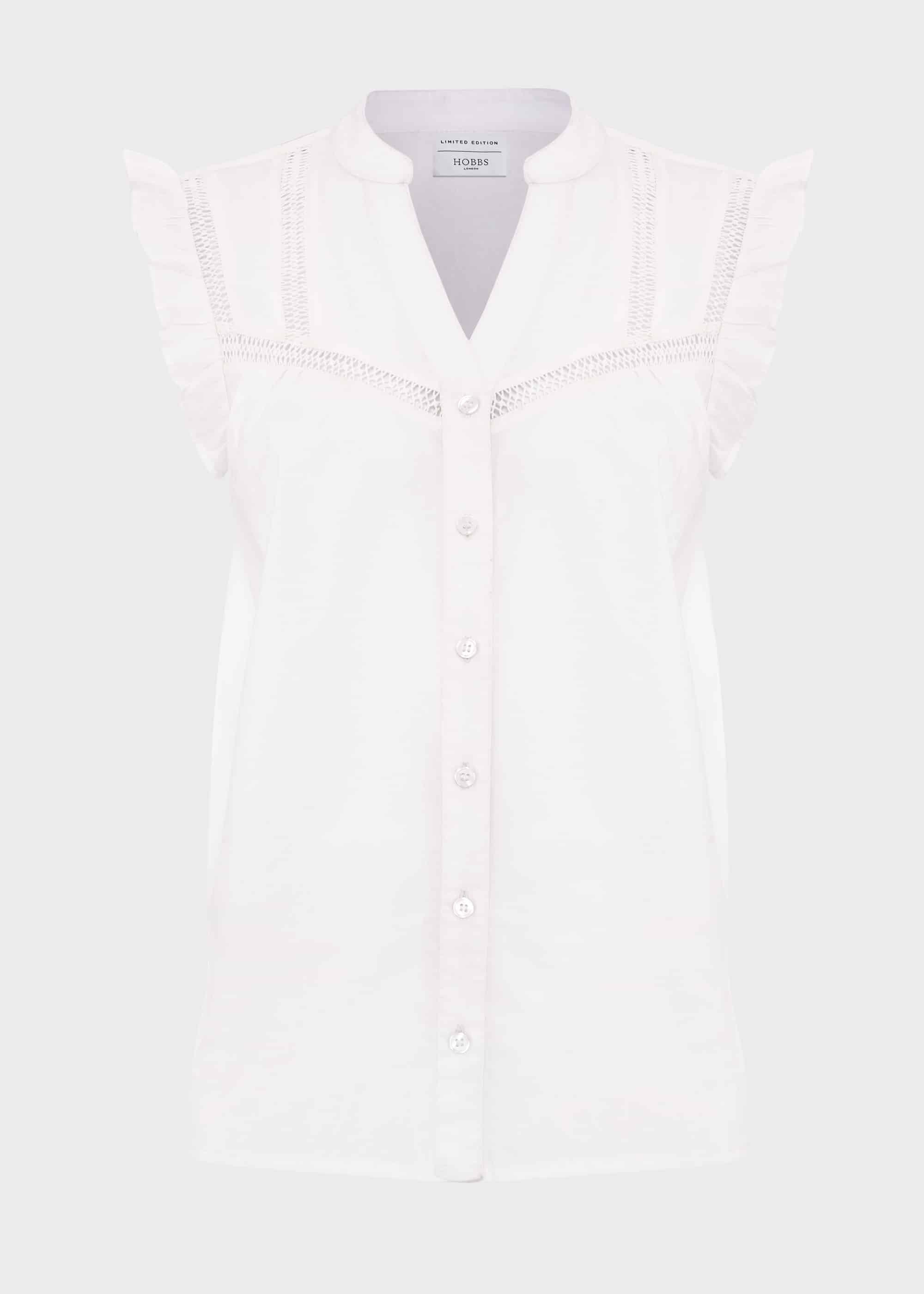 Sywell Blouse, White, hi-res