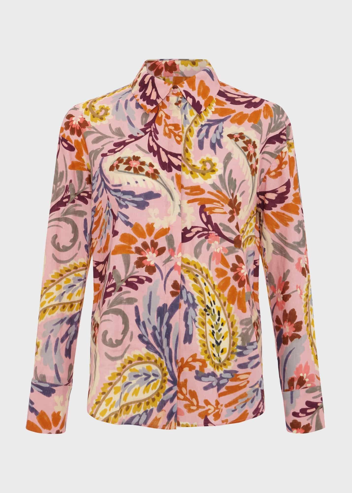 Devina Shirt With Linen, Multi, hi-res