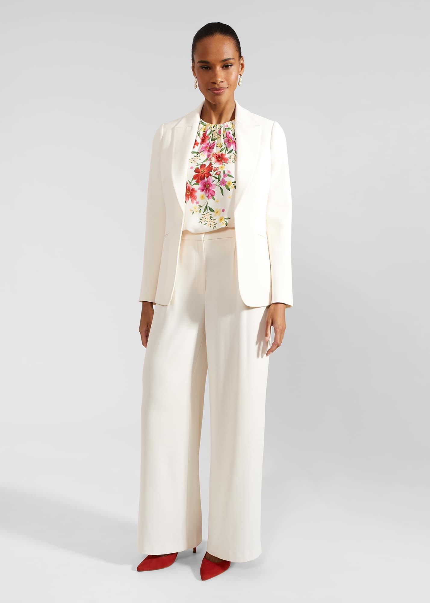 Verena Floral Top, Cream Multi, hi-res