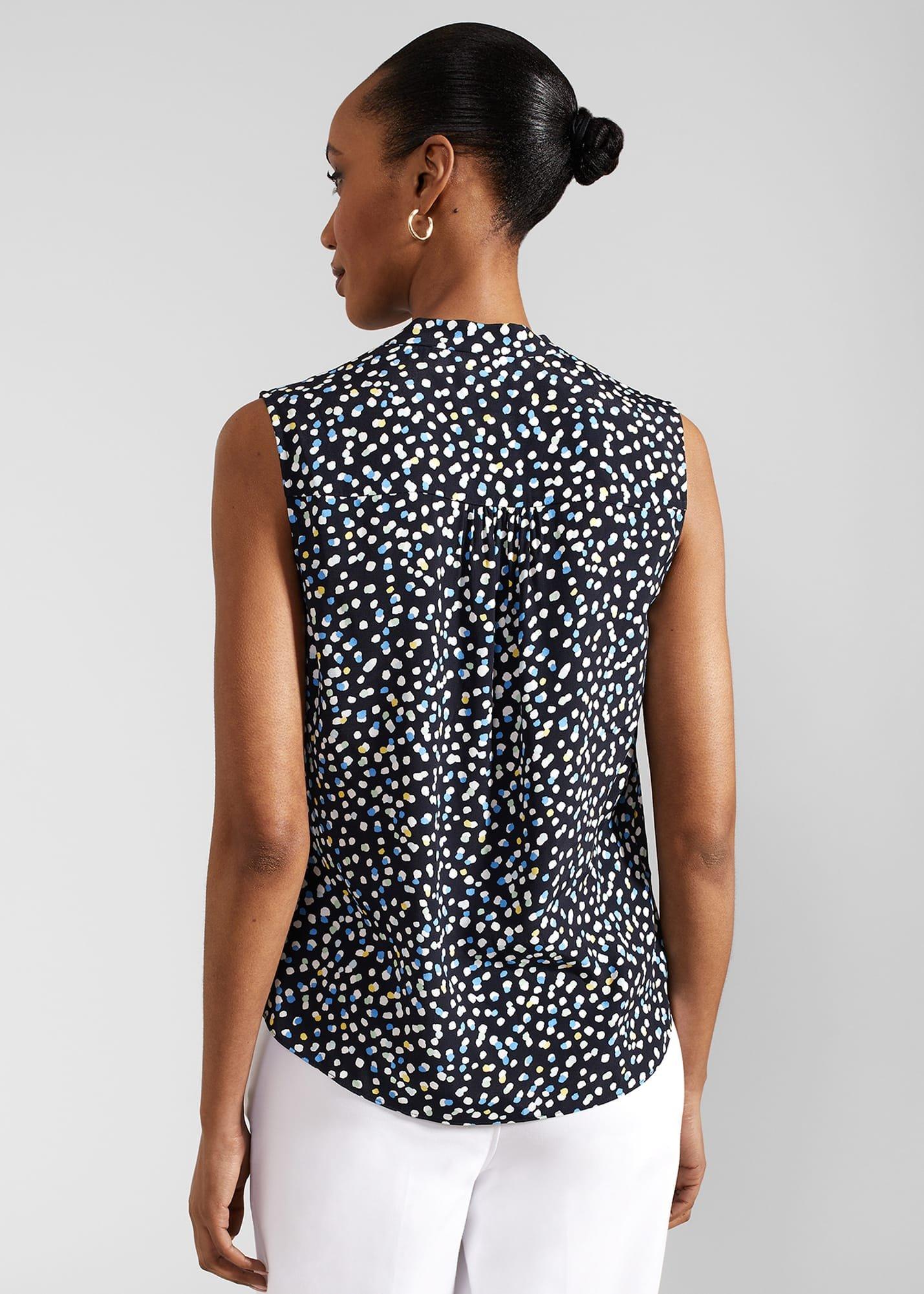 Armelle Top, Navy Multi, hi-res