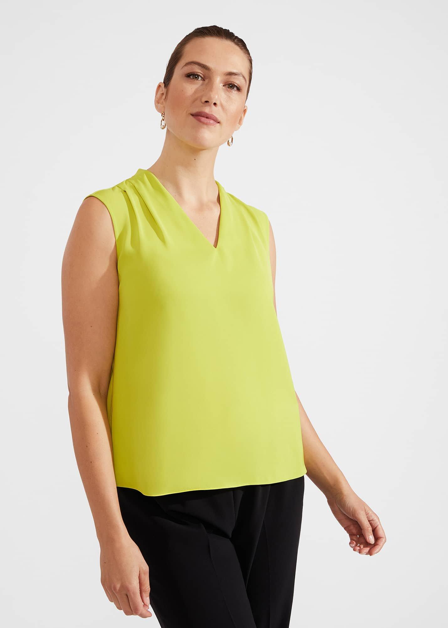 Nina Blouse, Lime, hi-res