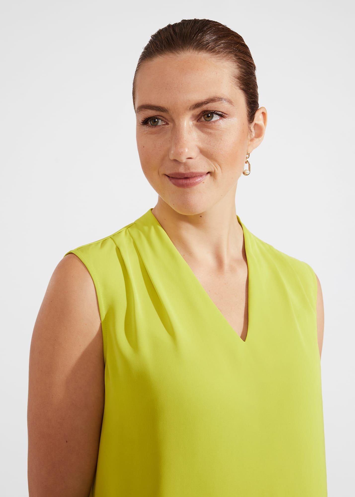 Nina Blouse, Lime, hi-res