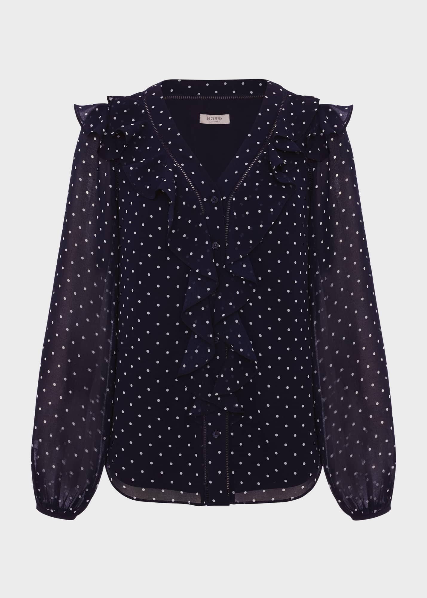 Rosana Polka Dot Top