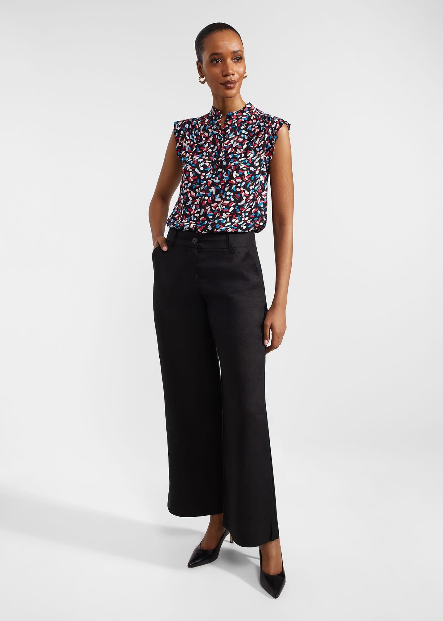 Elida Top, Navy Multi, hi-res