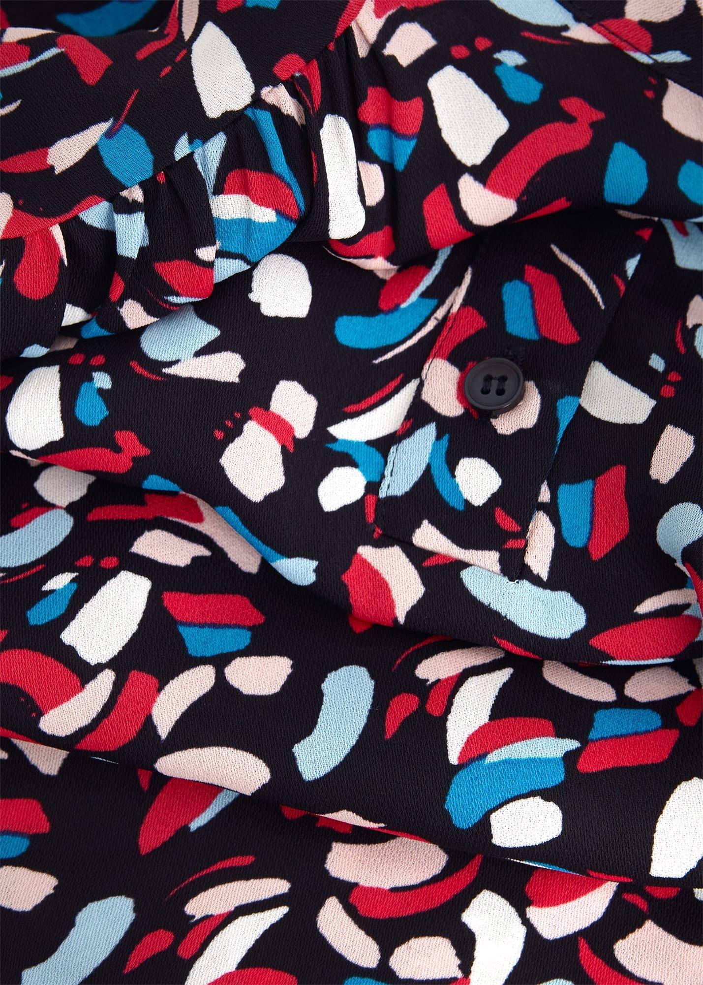 Elida Top, Navy Multi, hi-res