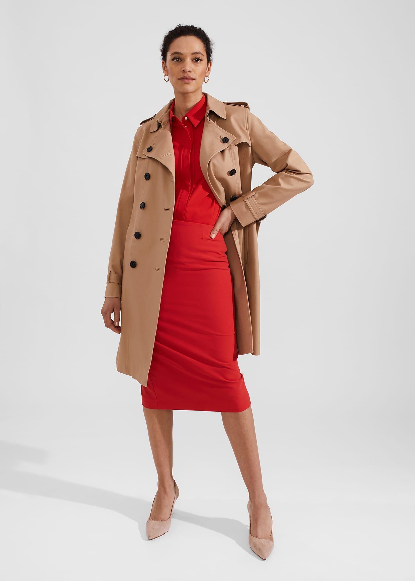 Brielle Skirt, Cherry Red, hi-res