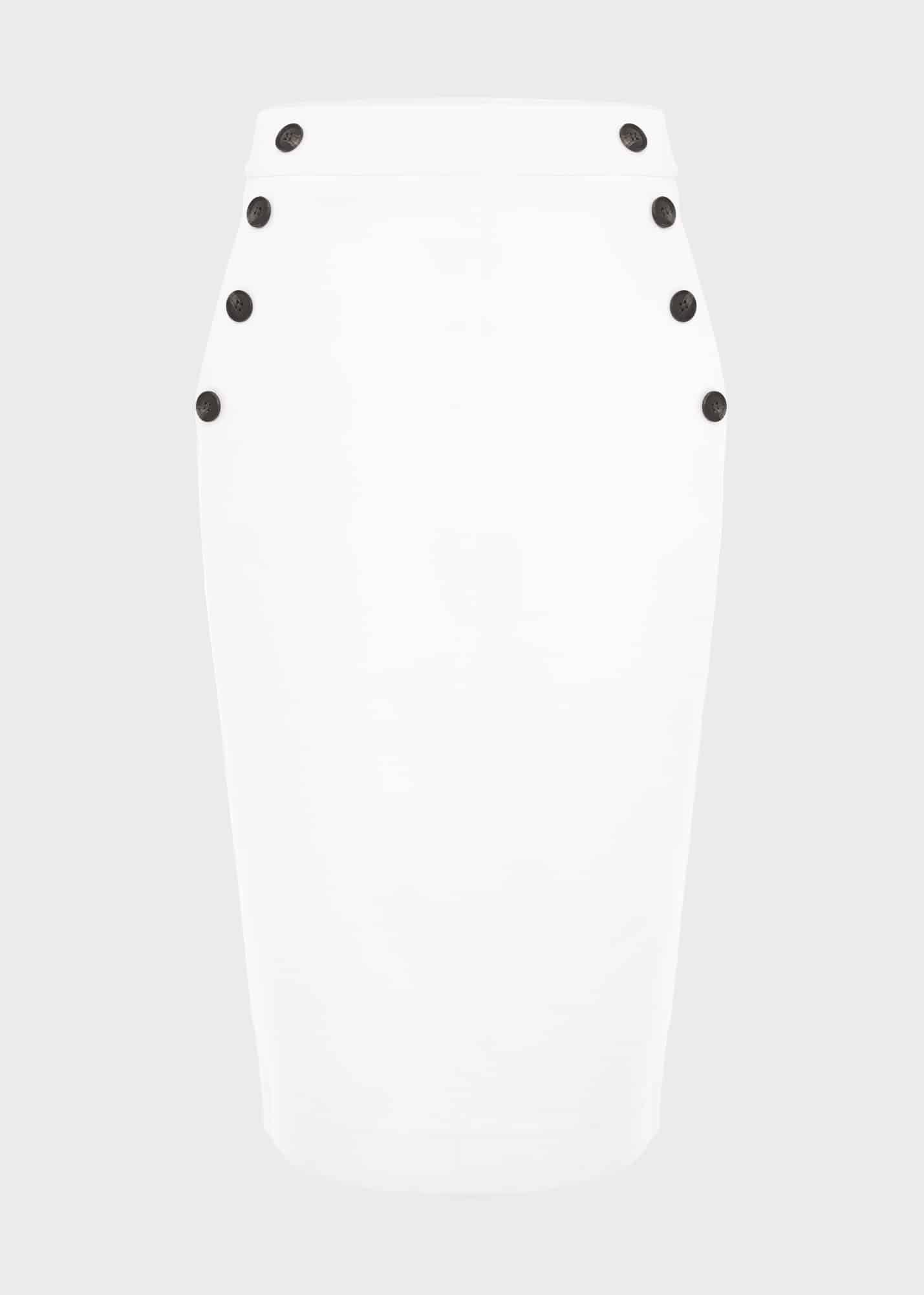 Anita Skirt With Cotton, White, hi-res