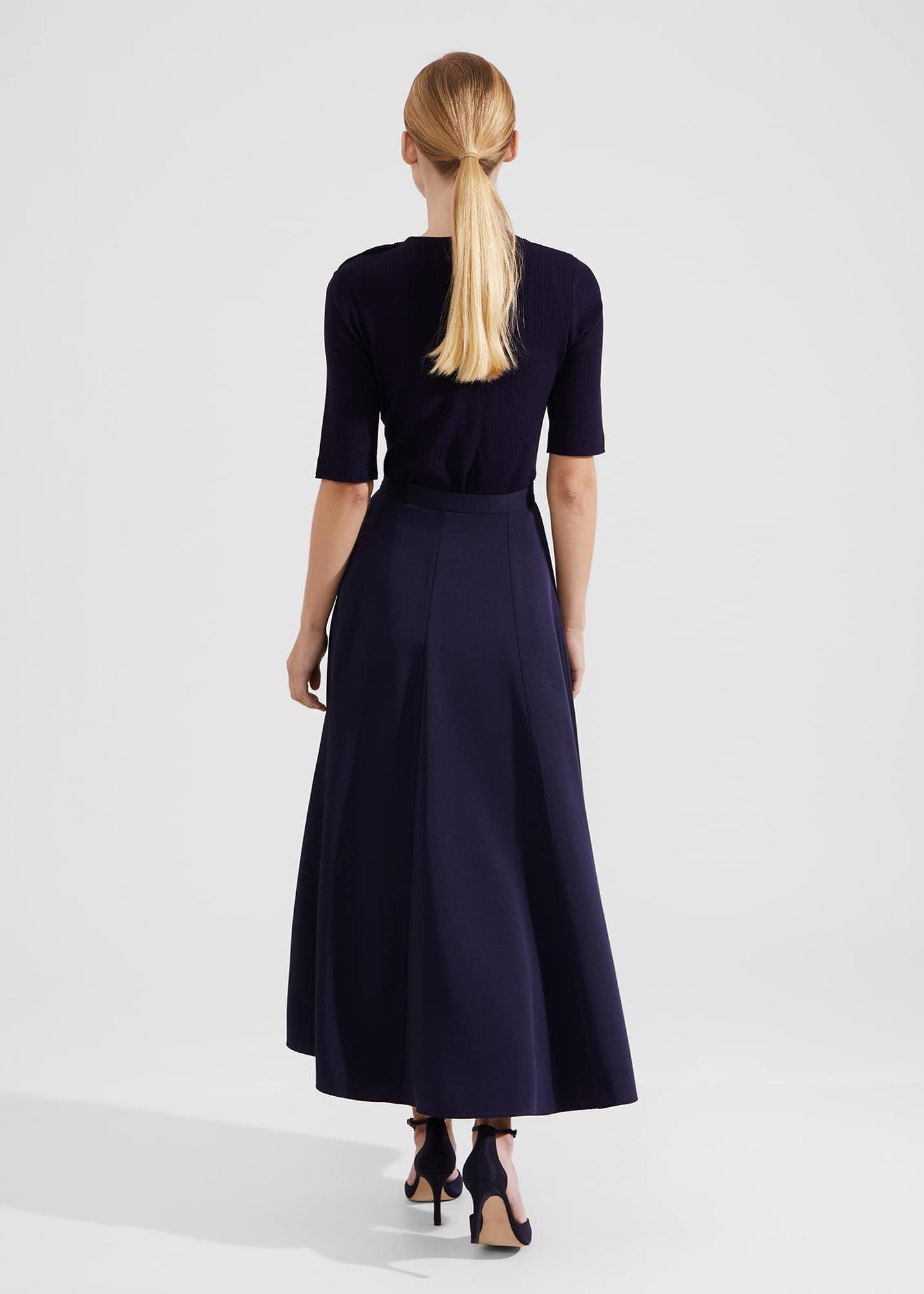 Charteris Skirt, Midnight Navy, hi-res
