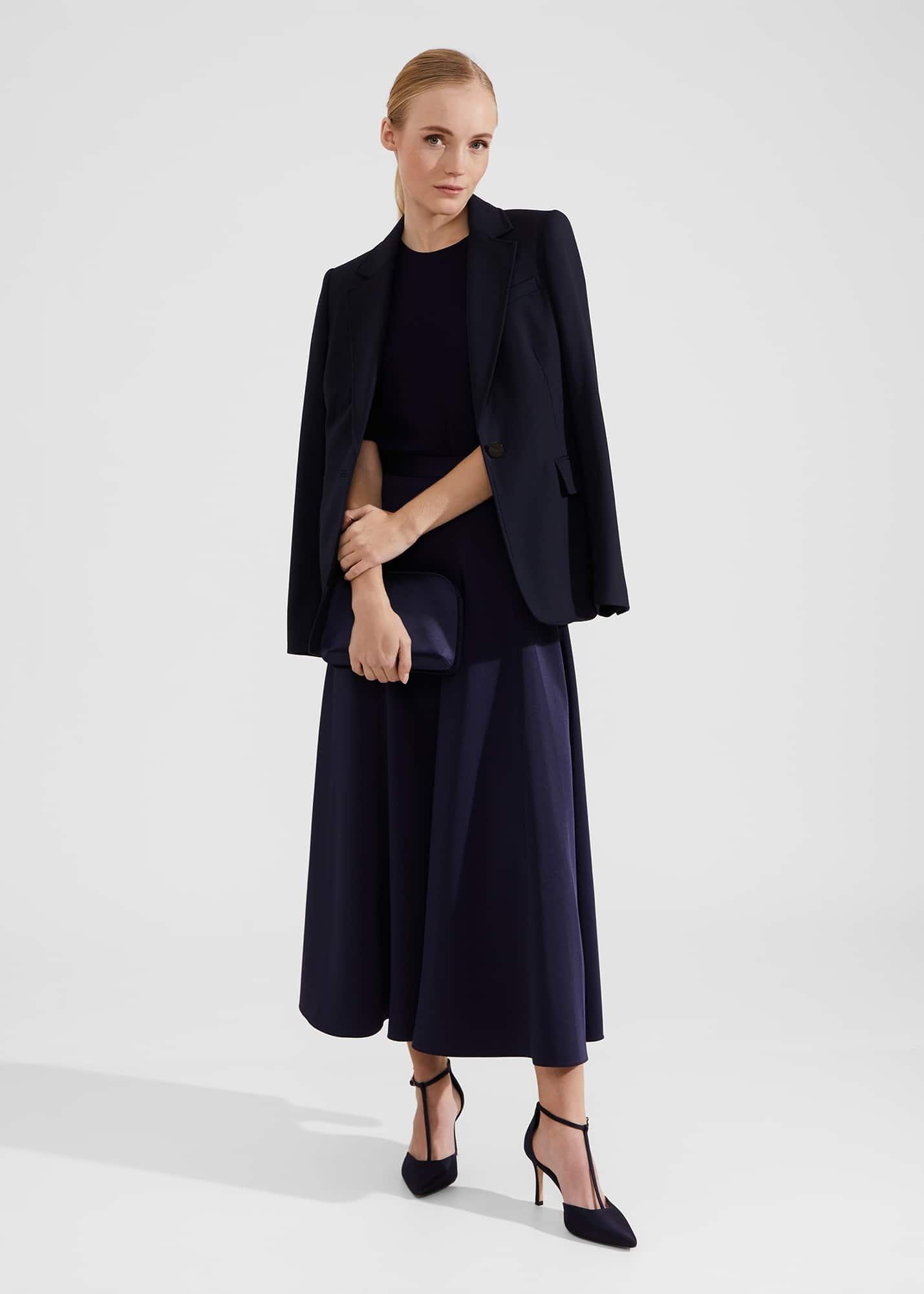Charteris Skirt, Midnight Navy, hi-res