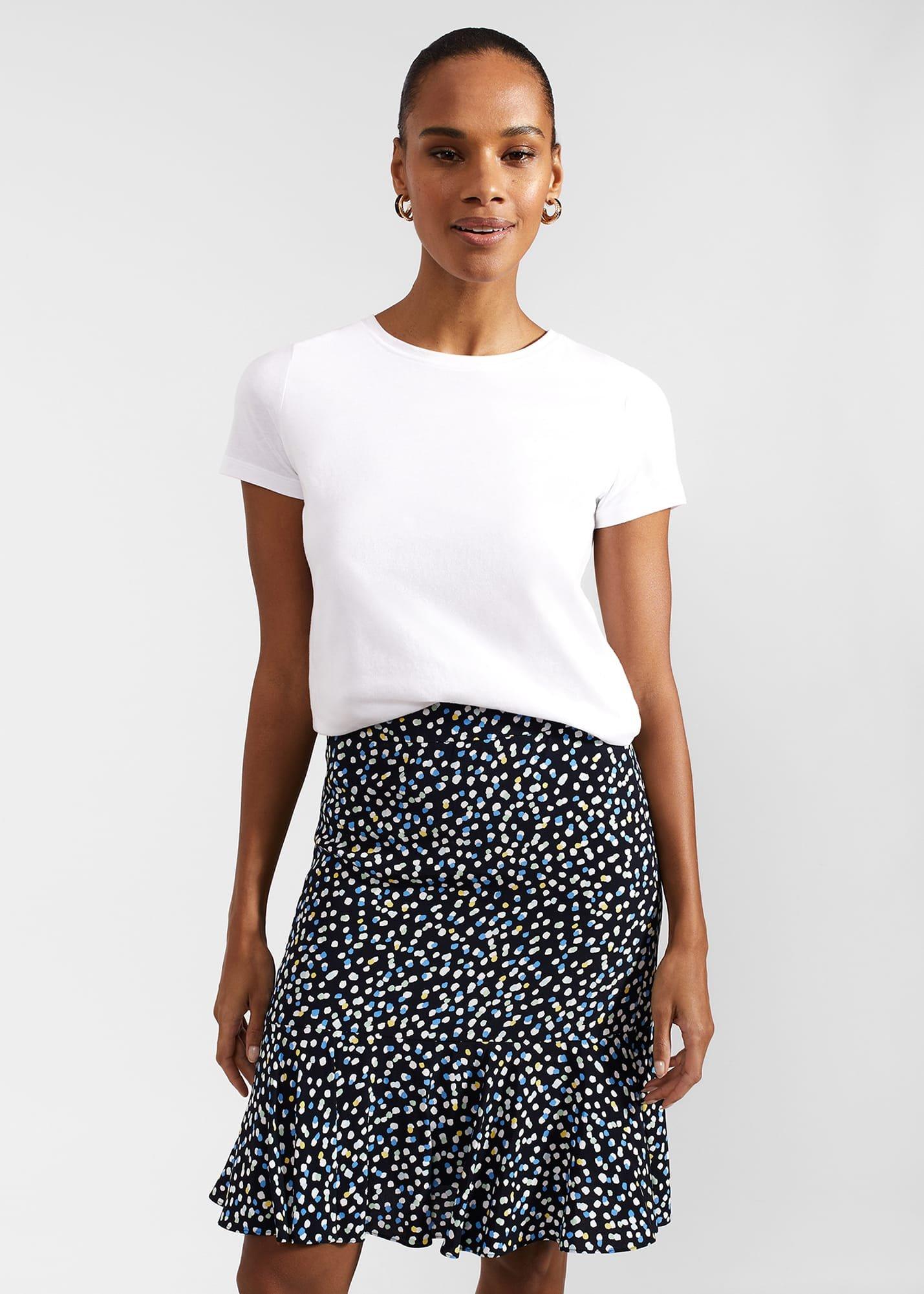 Margot Skirt, Navy Multi, hi-res