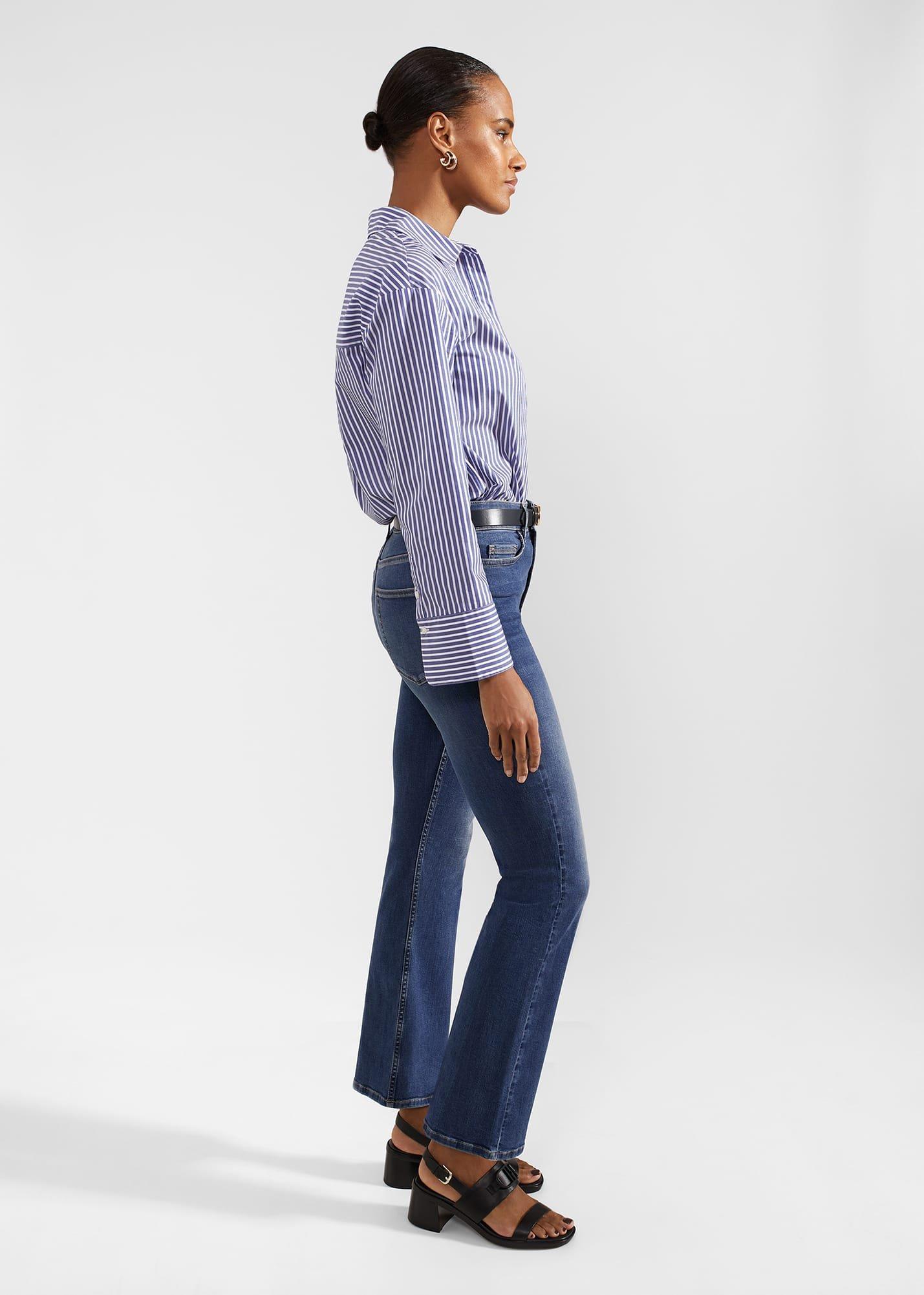 Niomi Crop Jeans, Mid Wash, hi-res